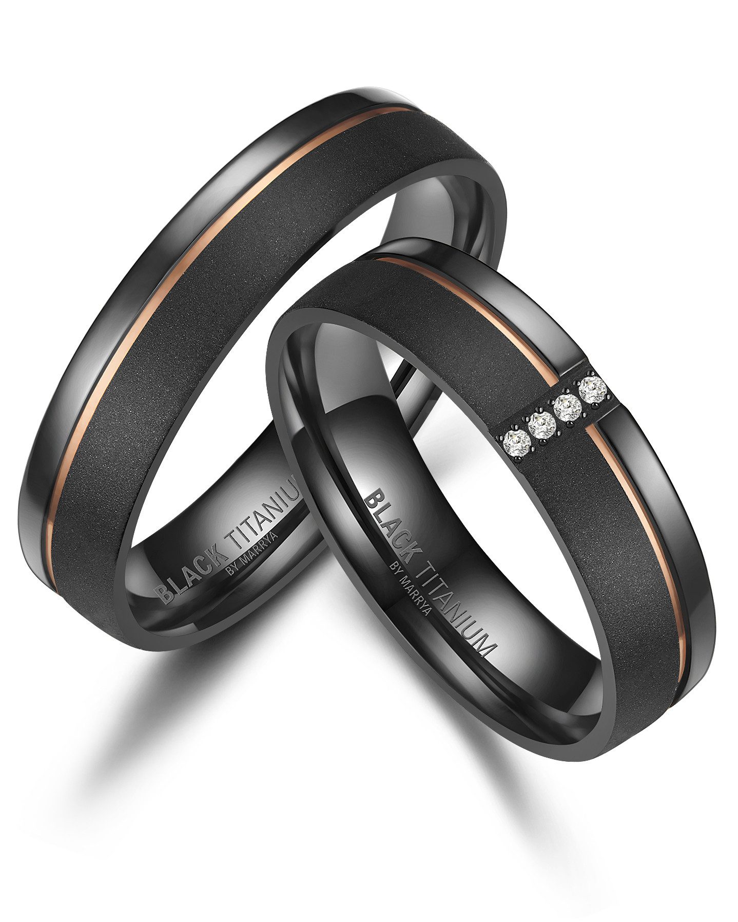 MARRYA Verlobungsring BLACK TITANIUM by MARRYA günstig online kaufen