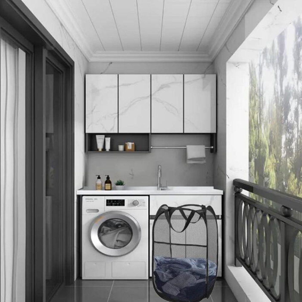 Coonoor Wäschekorb Pop-Up-Wäschekorb, Faltbarer Wäschekorb mit Henkel günstig online kaufen