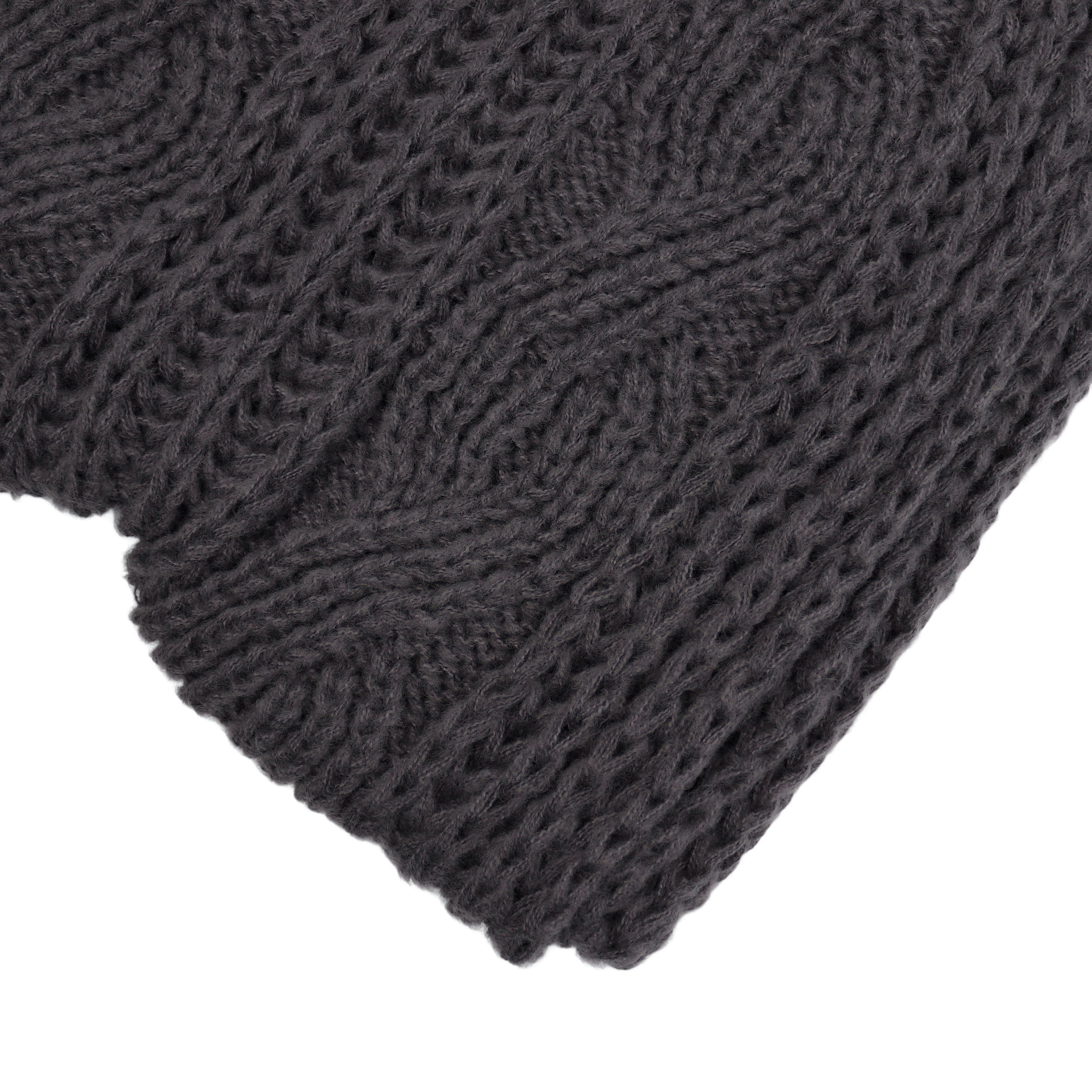 MIRROSI Loop Damen Strick Loopschal mit Zopfmuster, (zweimal um den Hals wichelbar), Damen Halstuch Stola ideal für Frühling, Herbst oder Winter