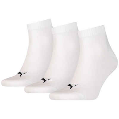 PUMA BODYWEAR Socken Quarter - Everyday Quarter Plain 3er Pack Socken