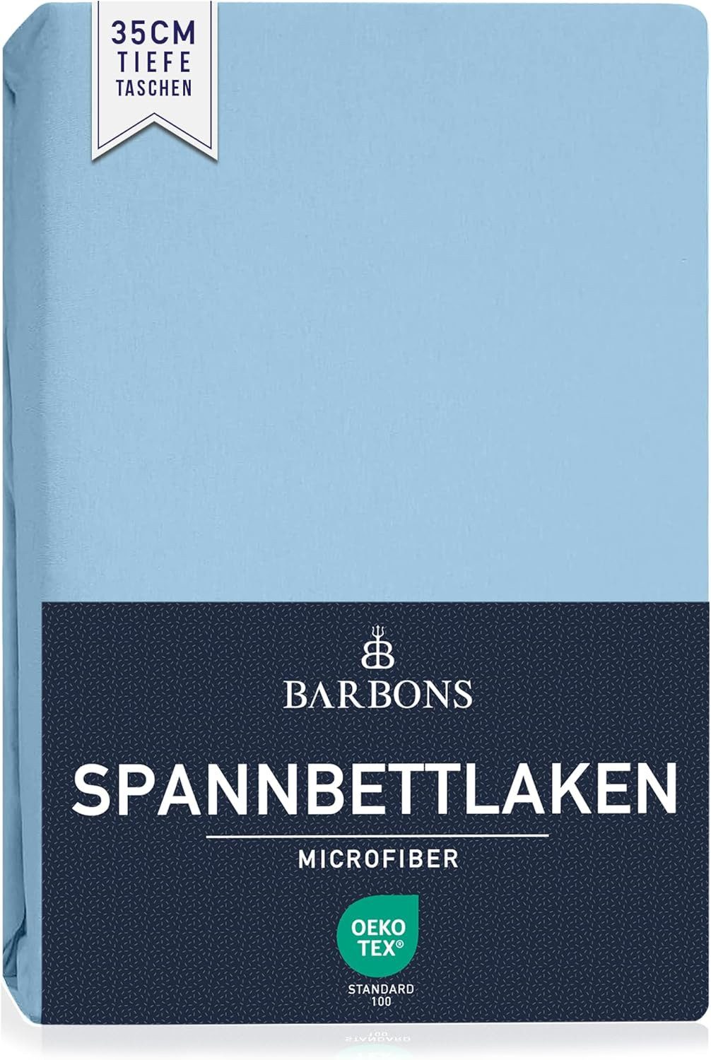 BARBONS Spannbettlaken Mikrofaser Bettlaken, 35 cm günstig online kaufen