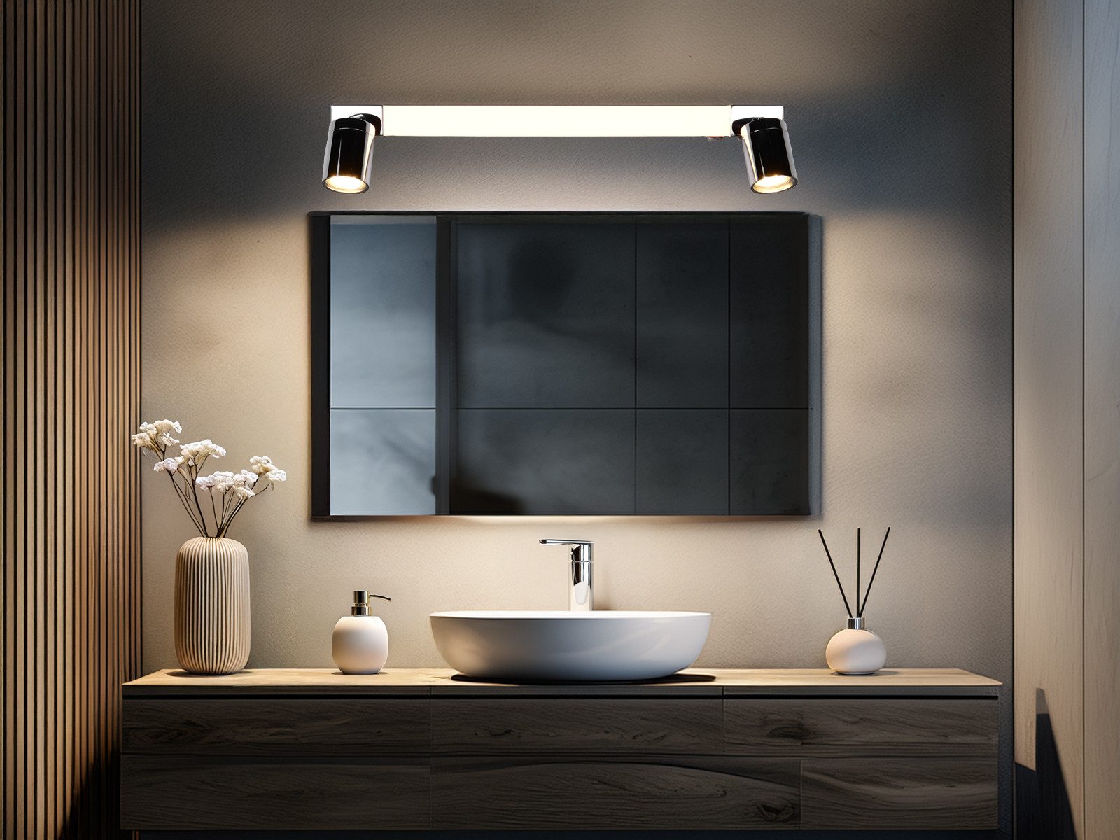 TRIO Leuchten LED Spiegelleuchte, Memoryfunktion, LED günstig online kaufen
