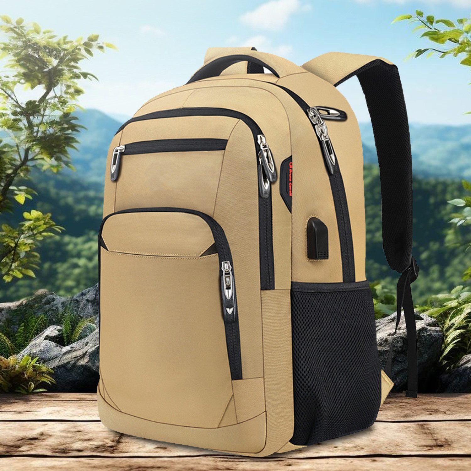 MODFU Laptoprucksack Schulrucksack Laptoptasche Freizeittasche Rucksäcke günstig online kaufen