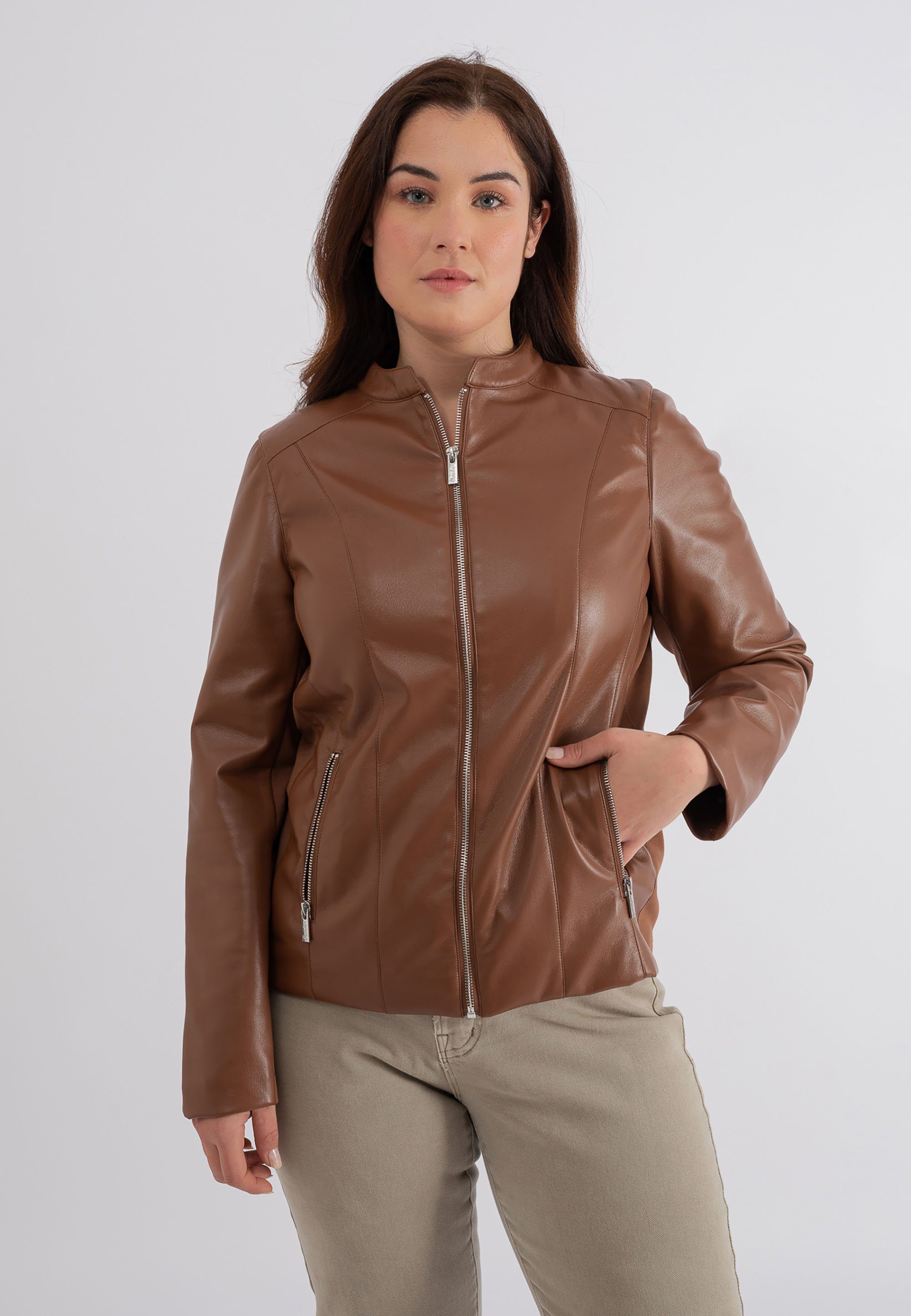 October aus Outdoorjacke synthetischem Leder