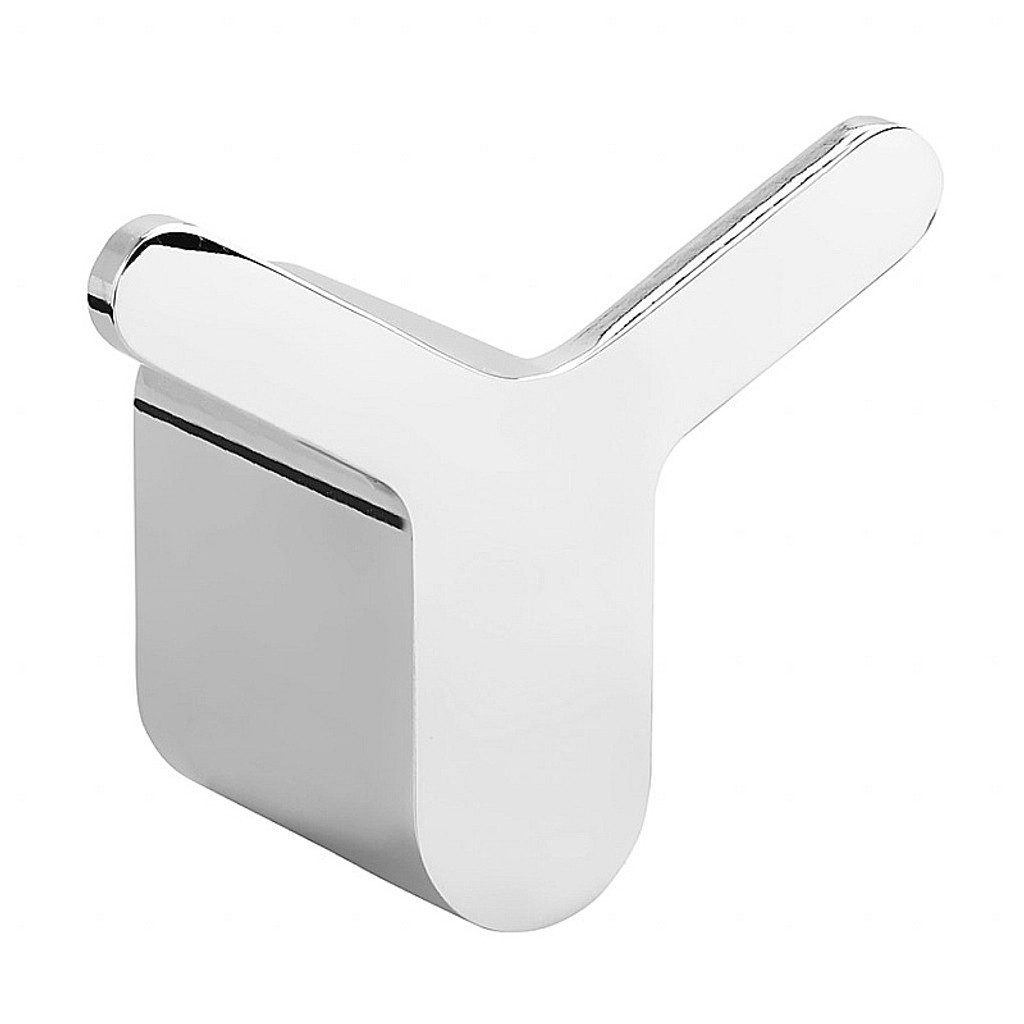 BRILLANTBAD® Kleiderhaken BORGANIC Doppelkleiderhaken Edelstahl poliert für Bad Küche >> Bohren, Einfach zu installieren mit beilegenden Schrauben- & Dübelset