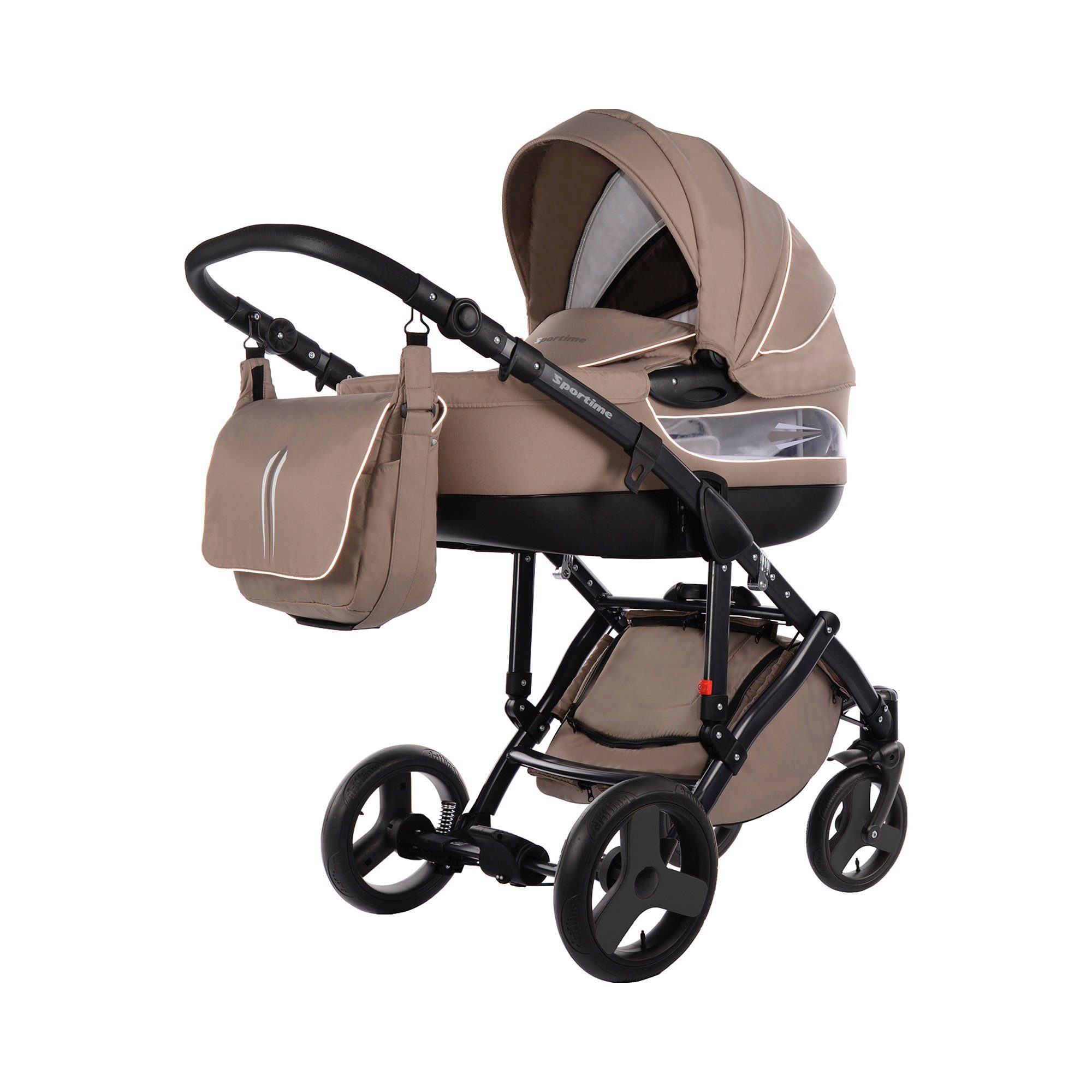 KNORR BABY Sportime Kombikinderwagen Mit Wickeltasche