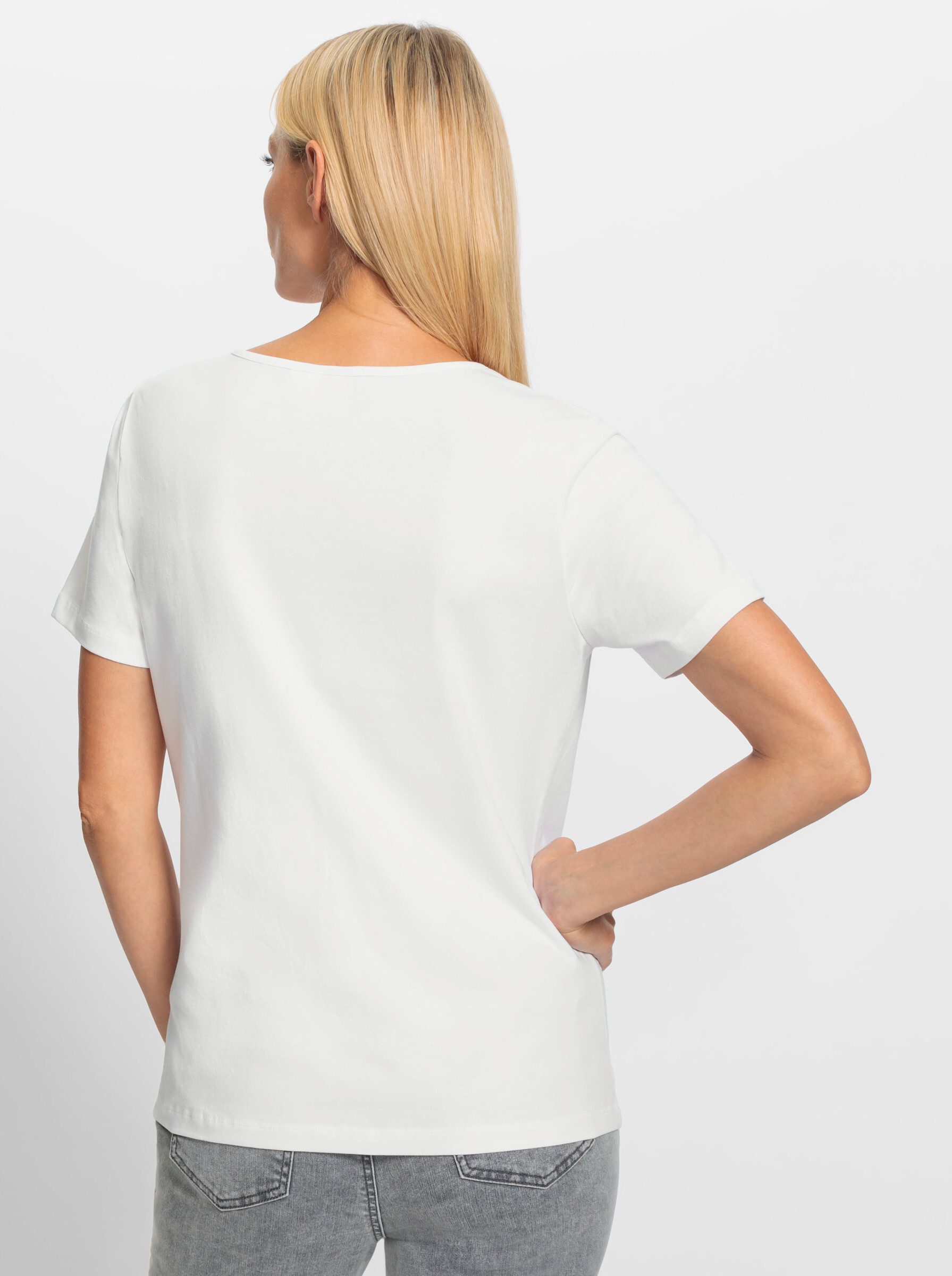 heine T-Shirt T-Shirt Kurzarm