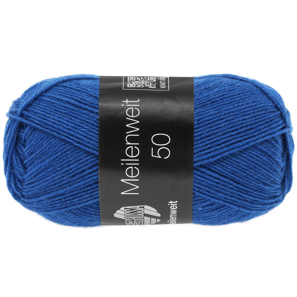 LANA GROSSA MEILENWEIT 50 g UNI 4-fach Sockenwolle Häkelwolle, 210 m (Klassisches 4-fach Sockengarn für Lieblingsprojekte, 210 m Lauflänge für feine und kreative Strickideen), 50 g
