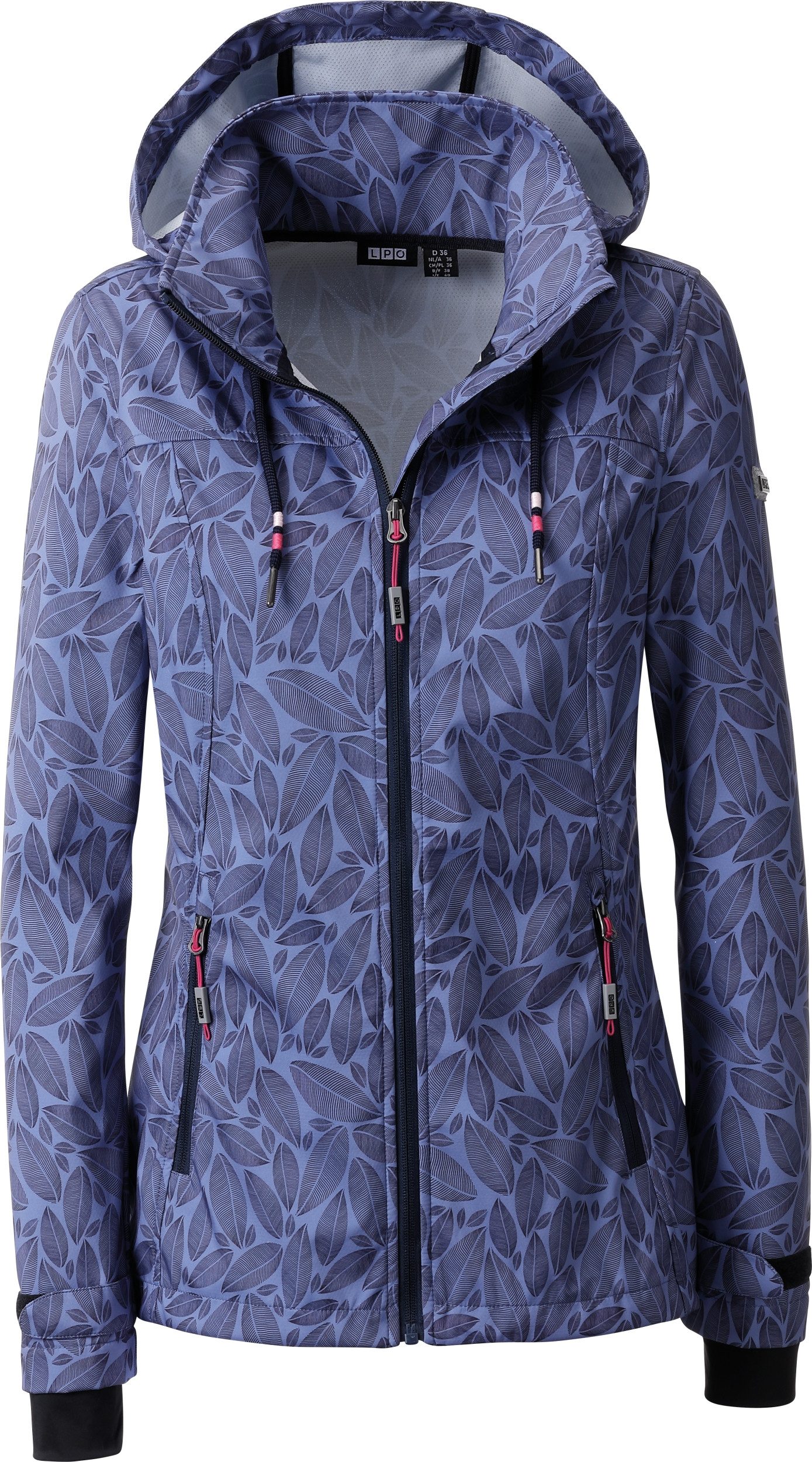 LPO Outdoorjacke Da-Softshelljacke 757-coastal fjord aop