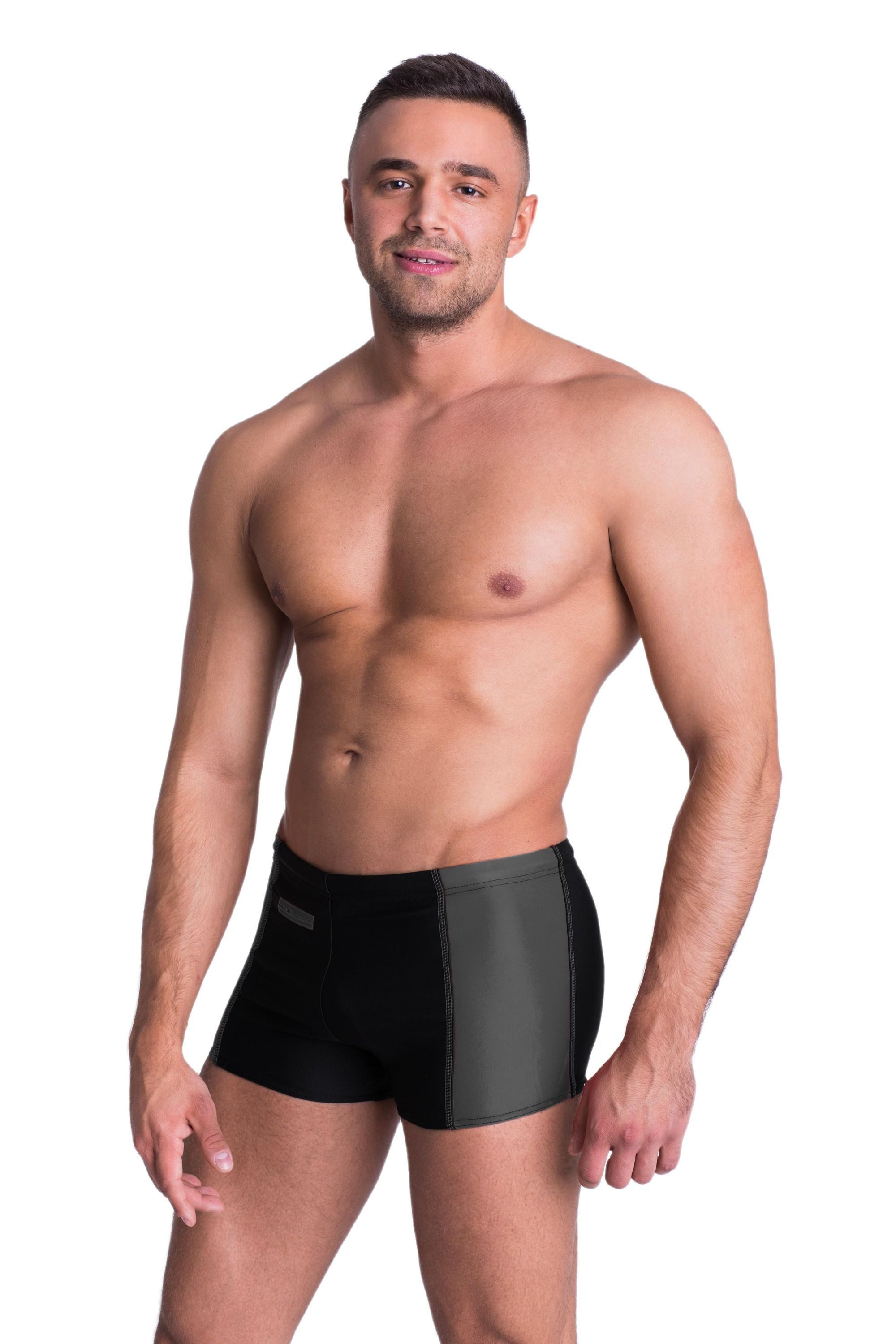Aquarti Badepants Aquarti Herren Badehose mit Reißverschlusstasche Badeshorts