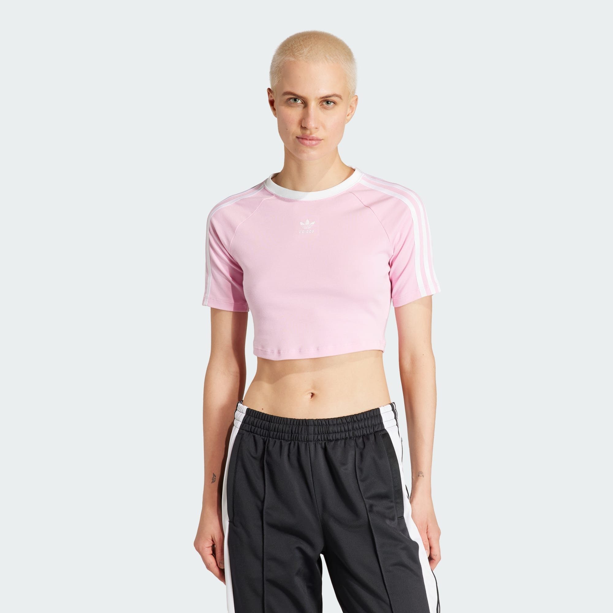 adidas Originals T-Shirt 3-STREIFEN BABY T-SHIRT True Pink