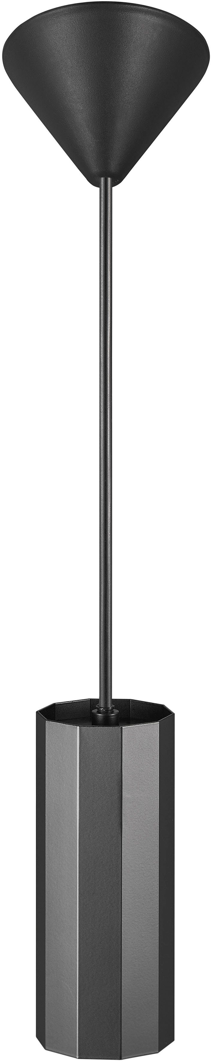 Nordlux Pendelleuchte Alanis, ohne Leuchtmittel, Profil, matter Minimalistisches Design, 10-seitiges Messing-Look