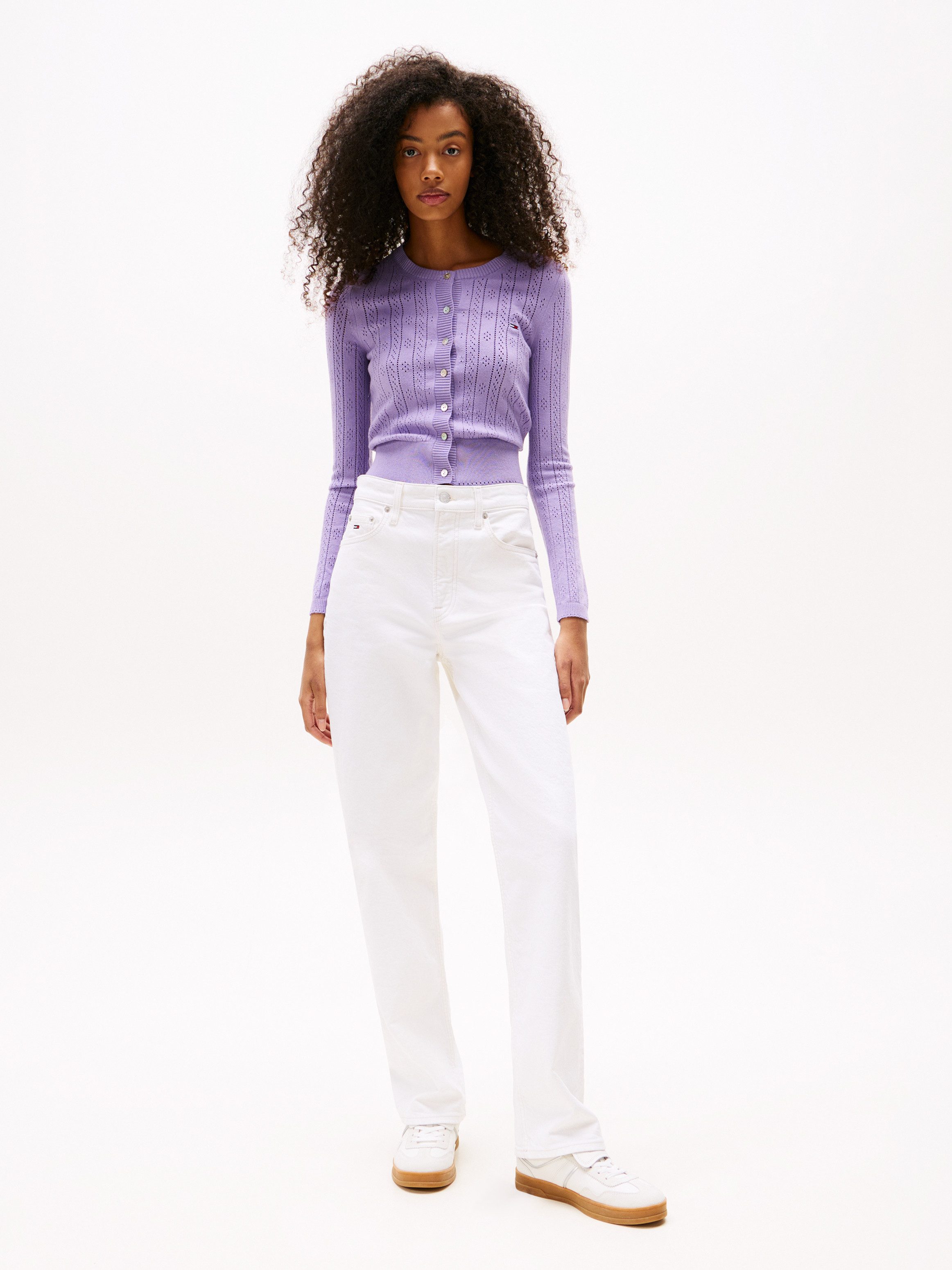 Tommy Jeans Straight-Jeans LAYLA HR SLIM STR in Knöchellänge