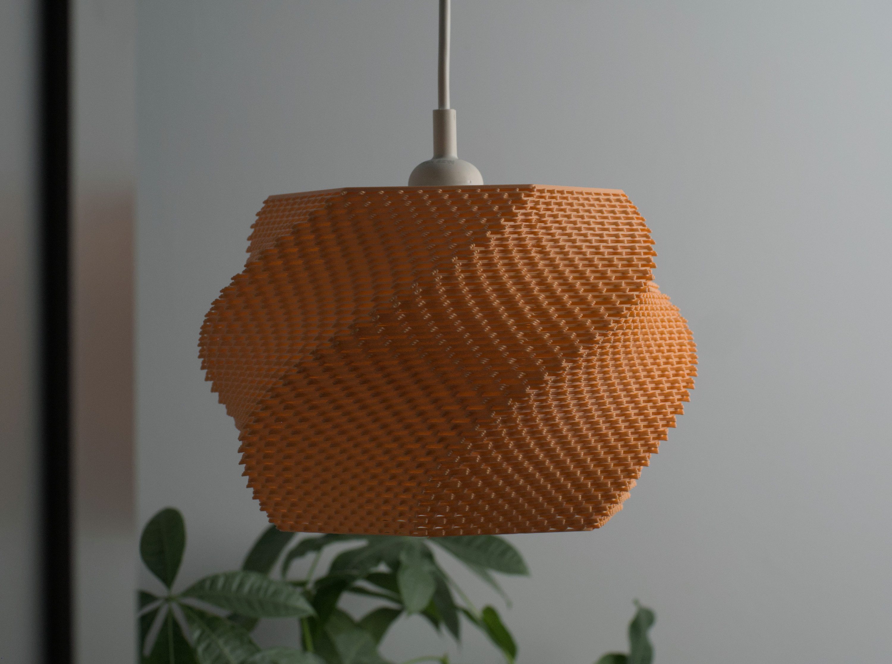Roomberry Lampenschirm Wavy Lampenschirm für Pendelleuchten E27 Lampenfassung