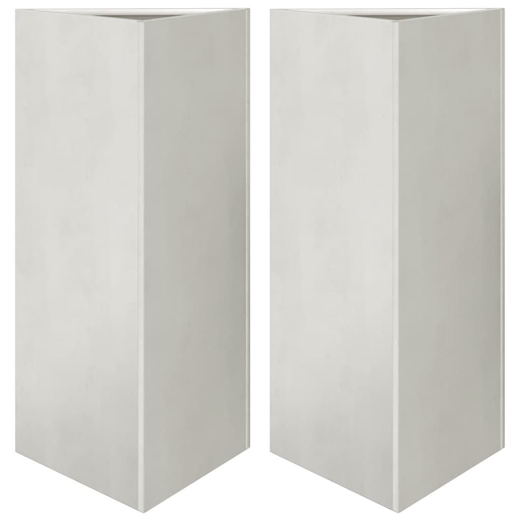 vidaXL Blumentopf Pflanzkübel 2 Stk. Dreieckig günstig online kaufen