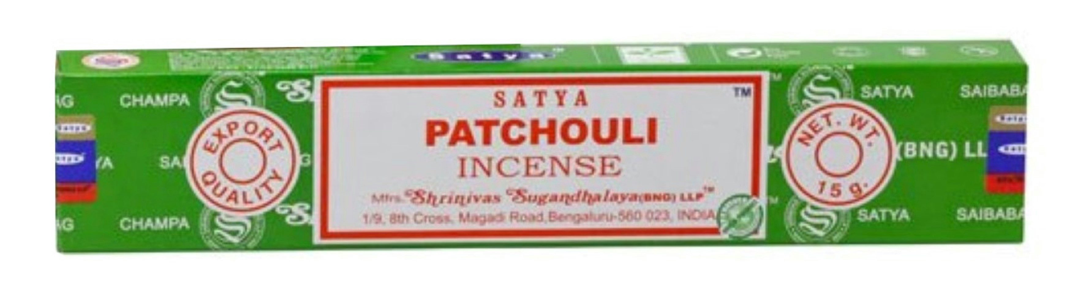 Satya Incense Räucherstäbchen Räucherstäbchen Satya "Patchouli" Incense 15gr.