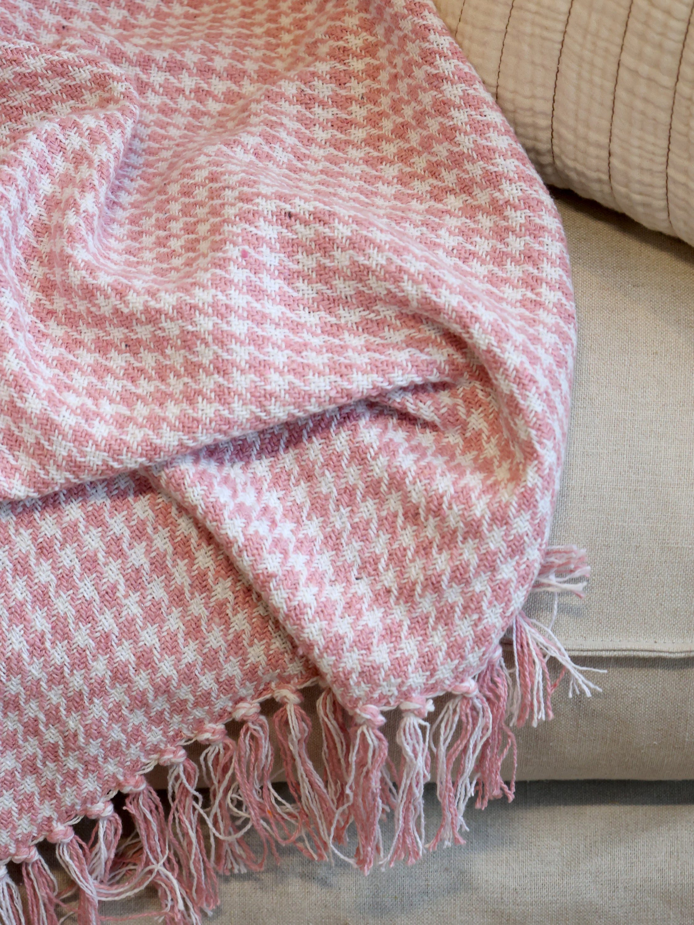 Plaid Chic Antique Aix Plaid Himbeere, Chic Antique