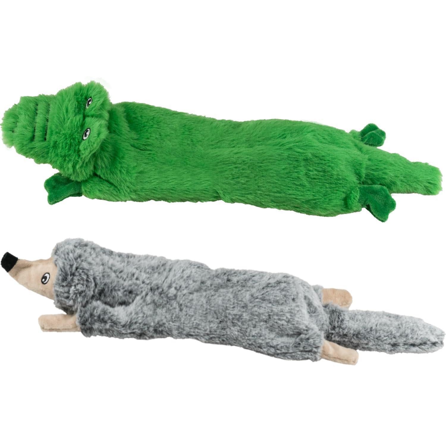LuxusKollektion Tierquietschie Quietschspielzeug Hund 2er-Pack Plüschtiere, Textil, (2-tlg)