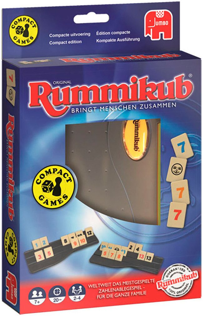 Jumbo Spiele Spiel Rummikub Reise im Etui, Reisespiel