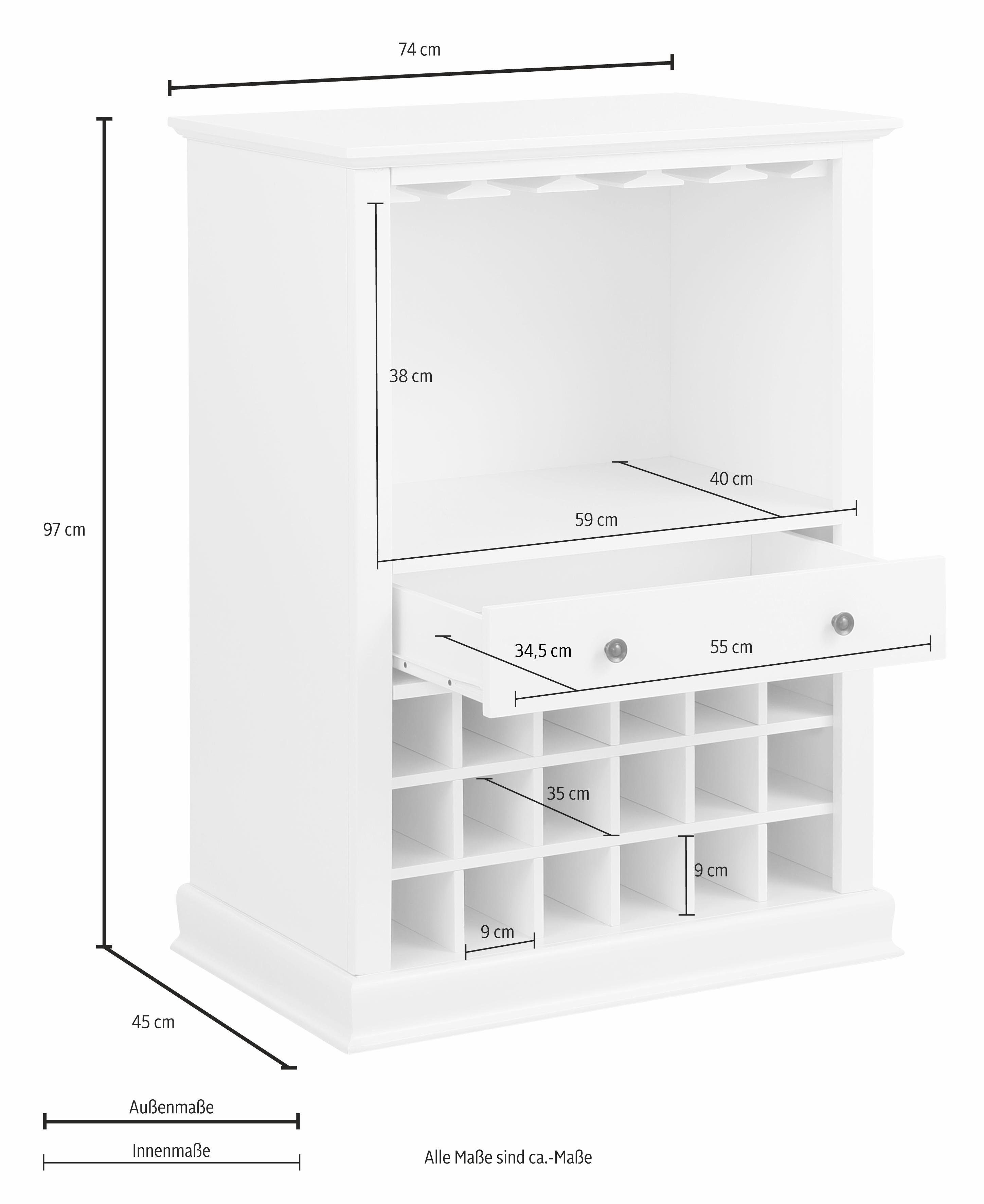Grundriss: Weinregal CROSS ab 299,99€