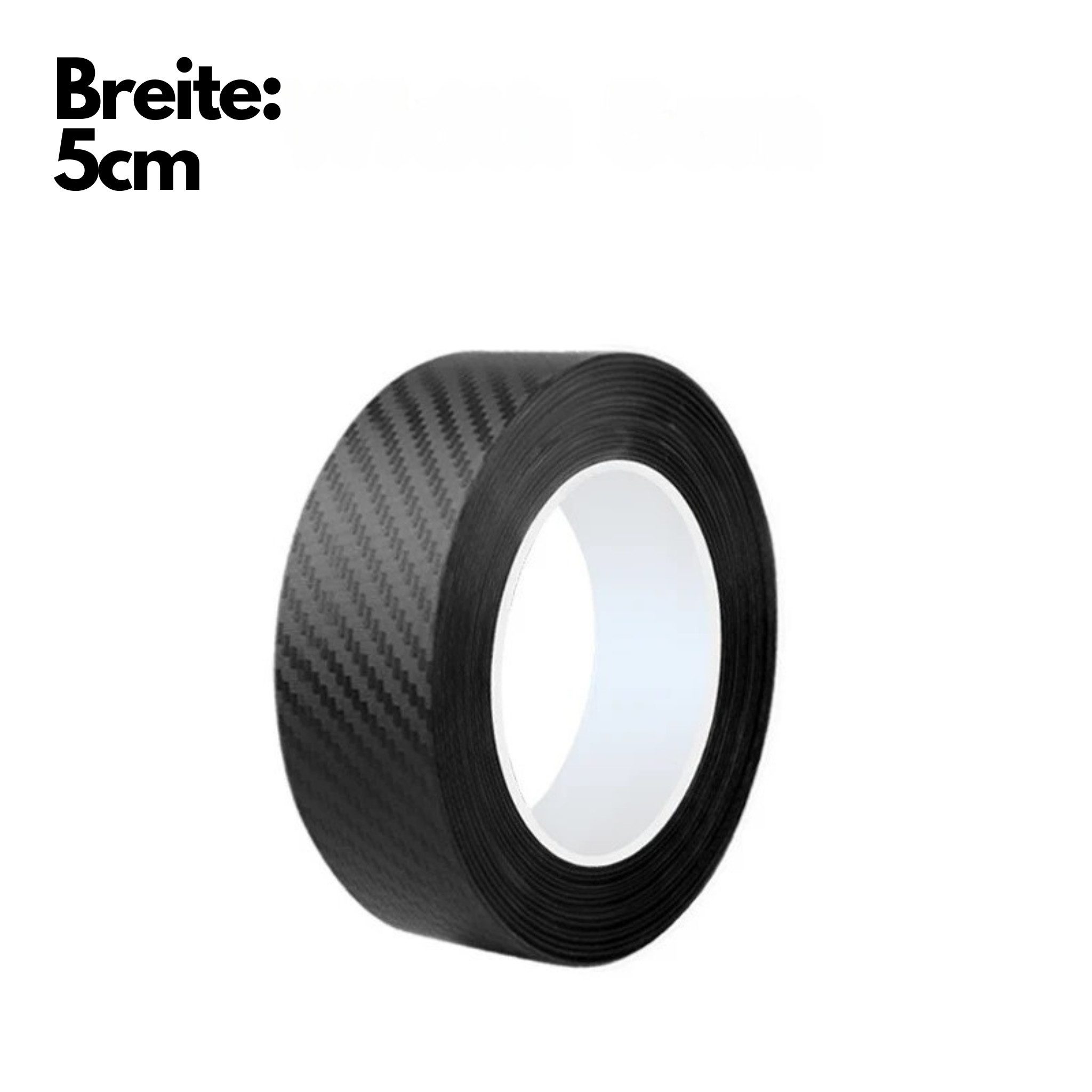 HS.SUPPLY Zierleisten-Aufkleber Carbon Design Band, Zierleistenklebeband, (Komplettset), witterungsbeständig, wiederverwendbar, universell einsetzbar