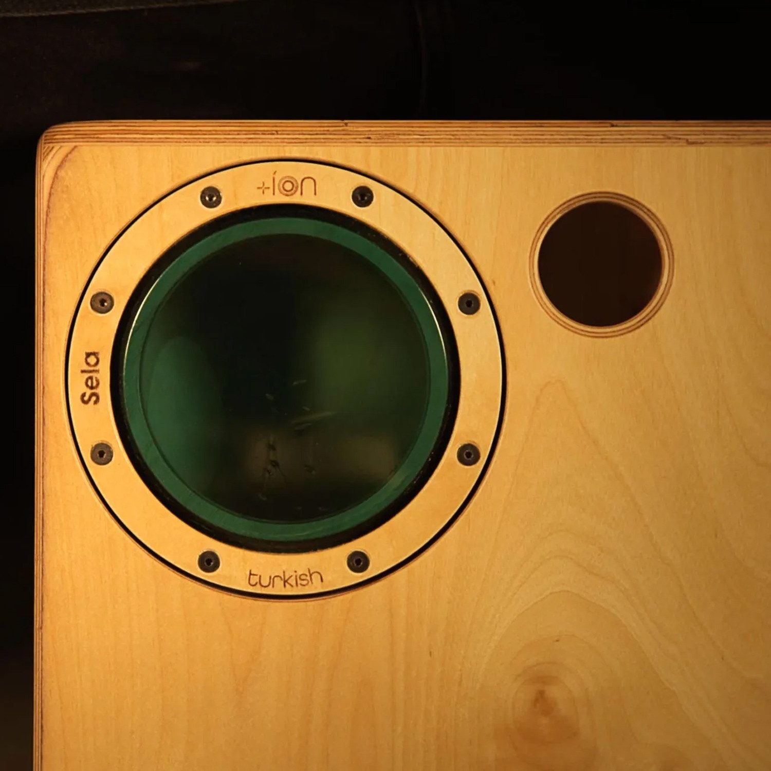 Sela Cajon Sela Schlagfläche SE-ION3 Turkish Ion für Cajon mit Sitzpad,Schlagfläche für Cajon, Vorteils-Set mit Sitzpad