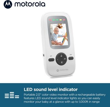 Motorola Babyphone Video Nursery VM481, 2-Zoll-Farbdisplay