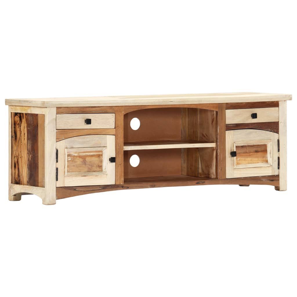 furnicato cm Altholz TV-Schrank Massiv 120x30x40