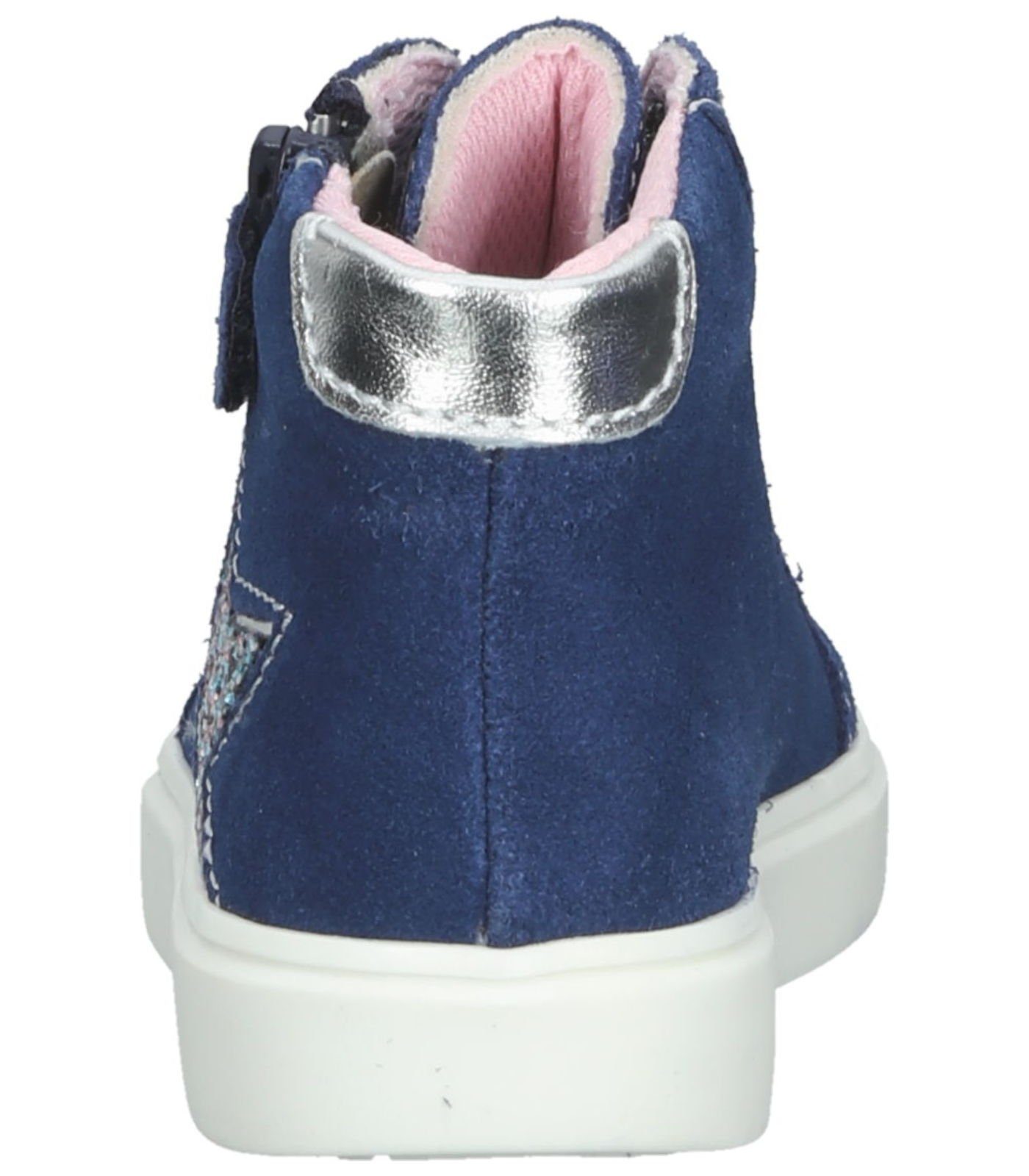 Sneaker Silber Veloursleder Richter Blau Sneaker