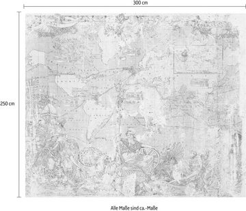 Komar Vliestapete British Empire, (1 St), 300x250 cm (Breite x Höhe), Vliestapete, 100 cm Bahnbreite