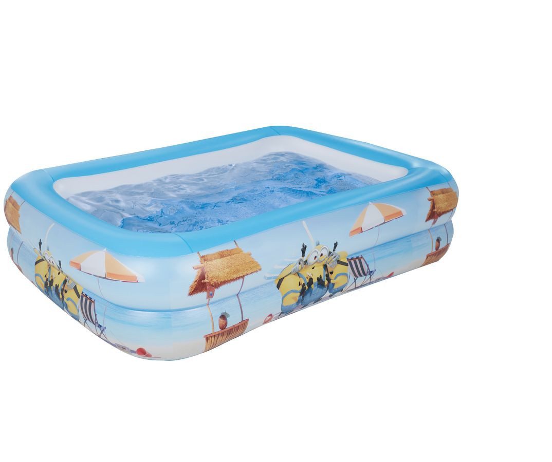 Happy People Planschbecken Happy People 16427 - Minions Family Pool ca.200x50 cm Planschbecken, (1-tlg)