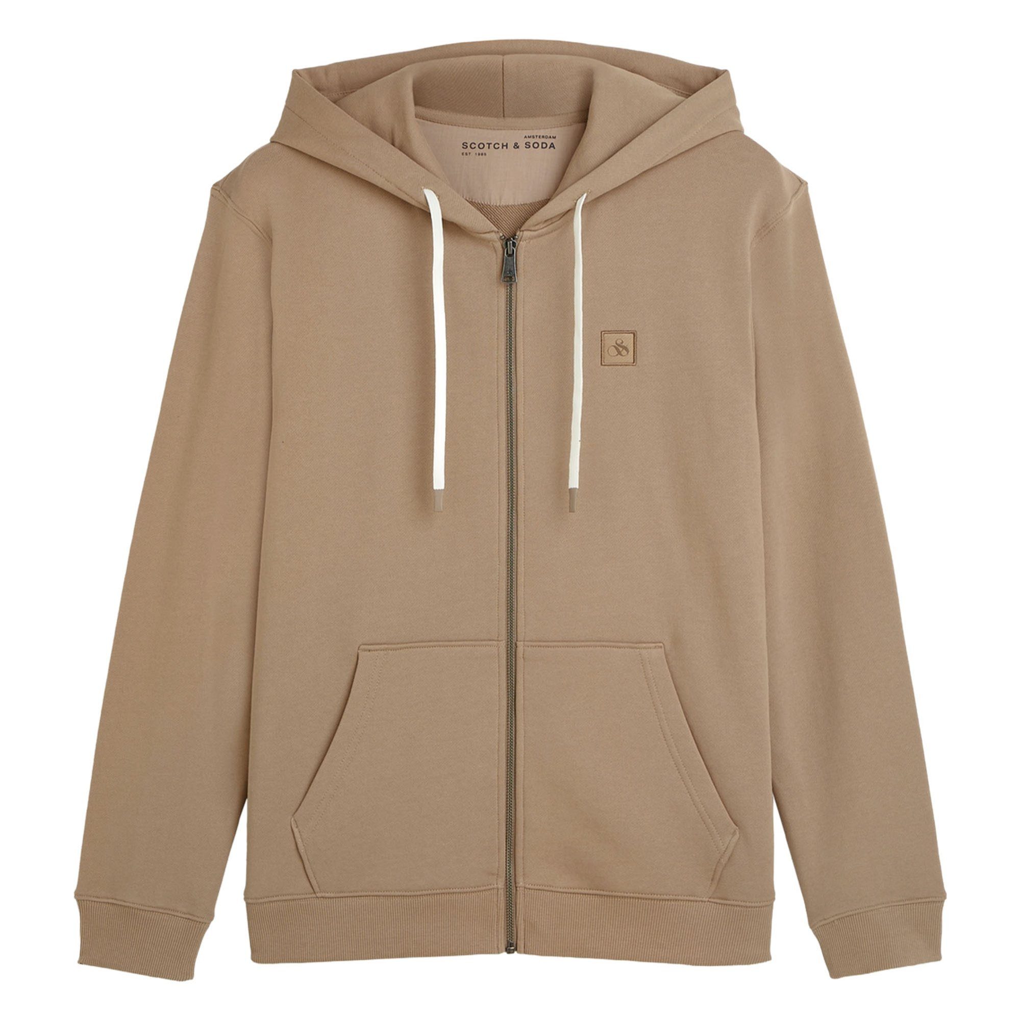 Scotch & Soda Sweatshirt Herren Sweatjacke 1er Pack Baumwolle (Packung, 1er Pack)
