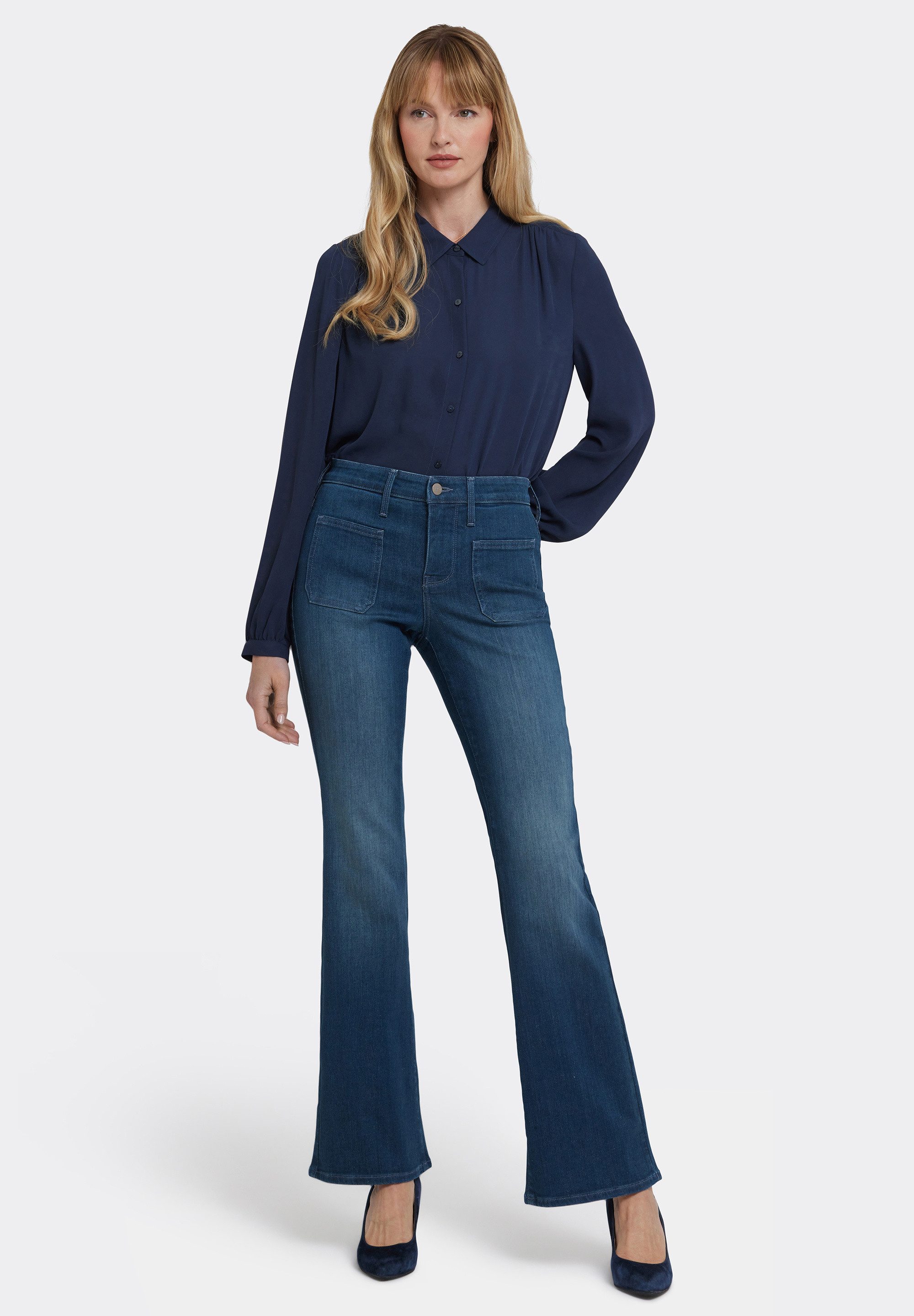 NYDJ Stretch-Jeans Ava Flare Schlankmachende Passform