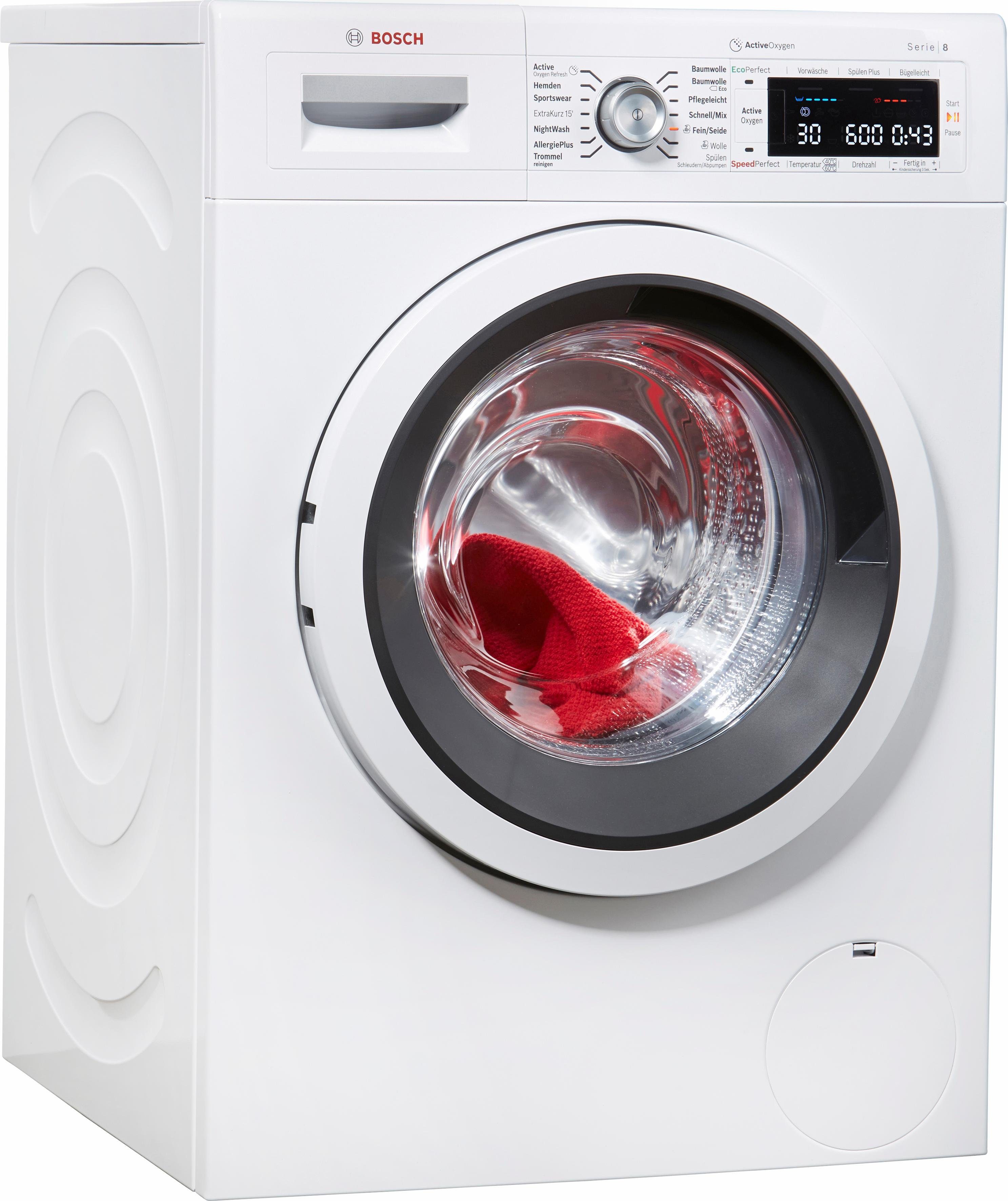 BOSCH Waschmaschine 8 WAW287V0, 9 kg, 1400 U/Min OTTO