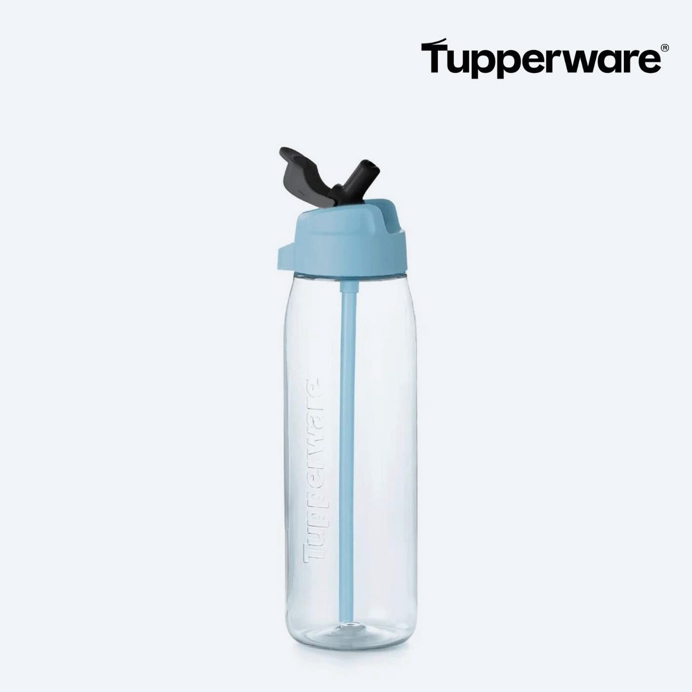 TUPPERWARE Trinkflasche Premium EcoEasy mit Trinkhalm 750 ml