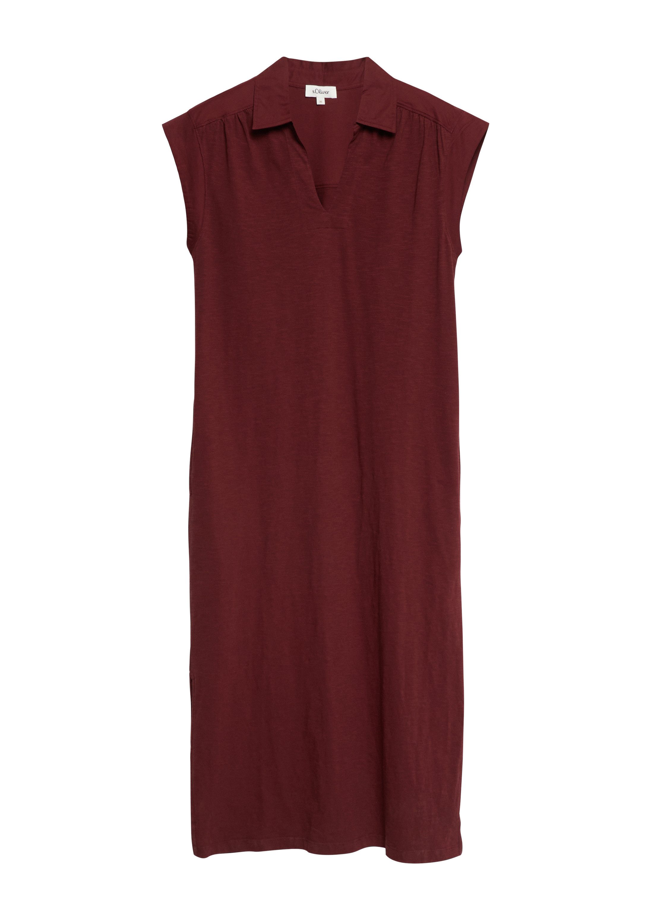s.Oliver Midikleid Kleid Midikleid im Fabricmix