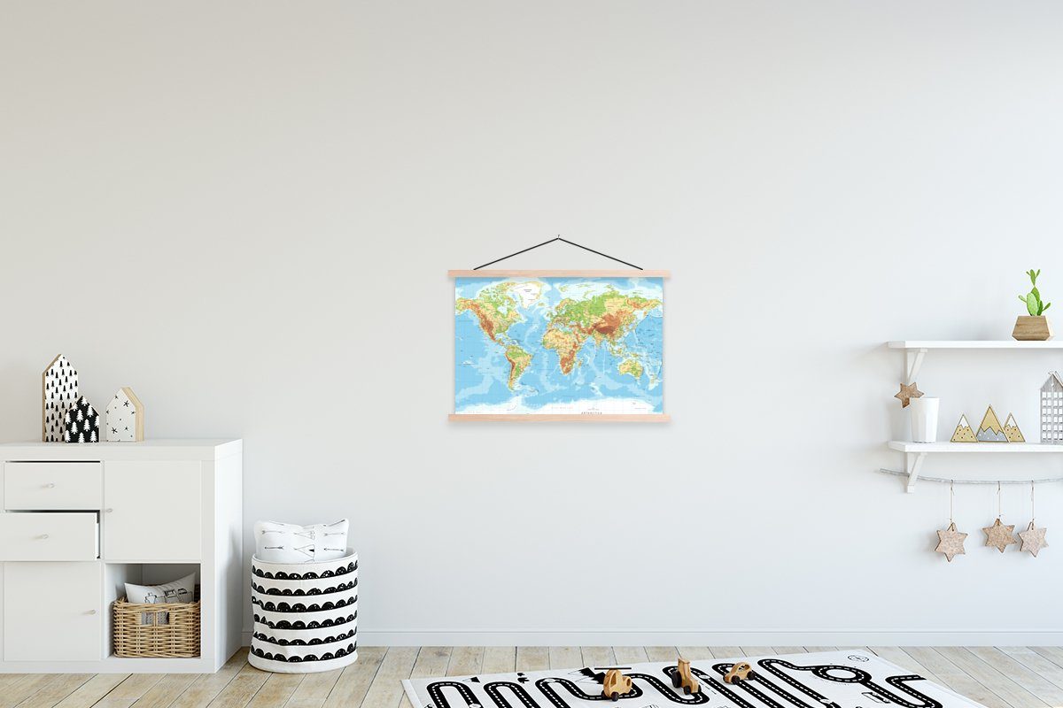 MuchoWow Poster Weltkarte - Atlas - günstig online kaufen