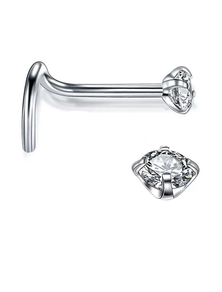 Karisma Schmuck Nasenpiercing aus Chirurgenstahl 316L Nasenstaecker mit Kri günstig online kaufen