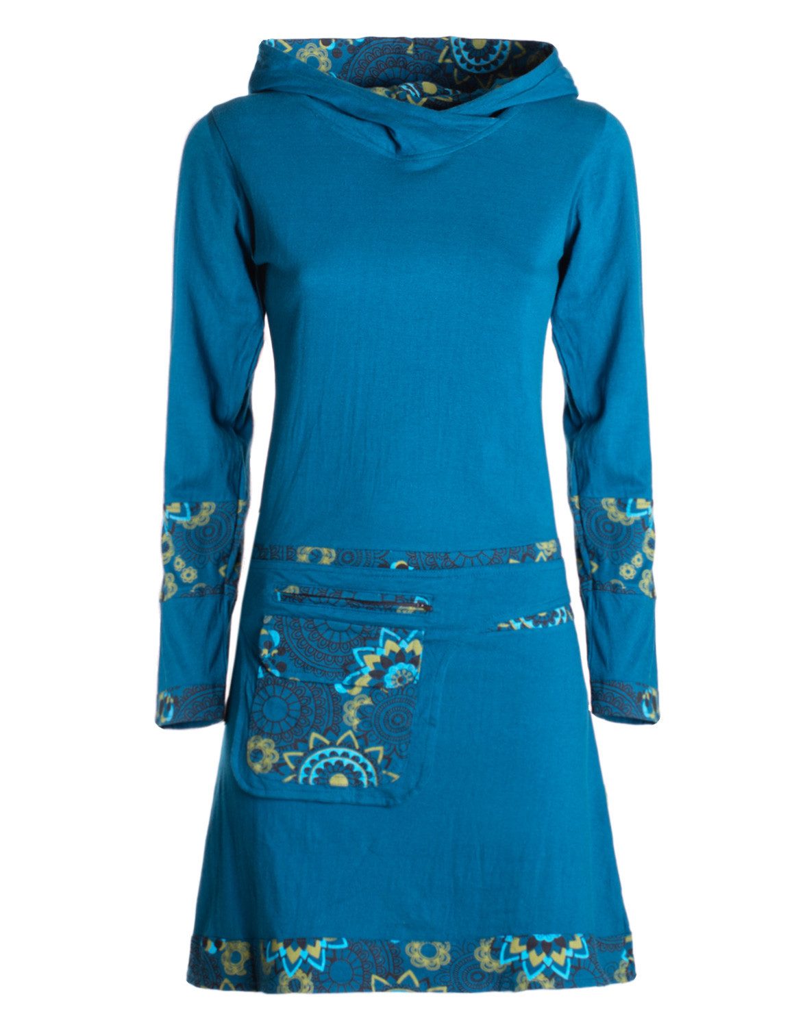 Vishes Jerseykleid Damen mittellanges Kleid Baumwolle günstig online kaufen