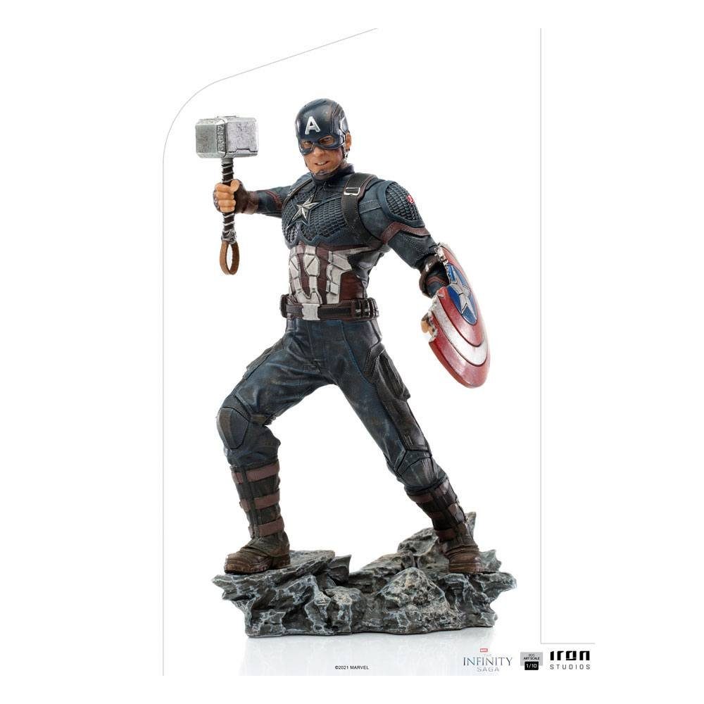 Iron Studios Comicfigur Infinity Saga BDS Art Scale Statue 1/10 Captain America Ultimate 21 cm
