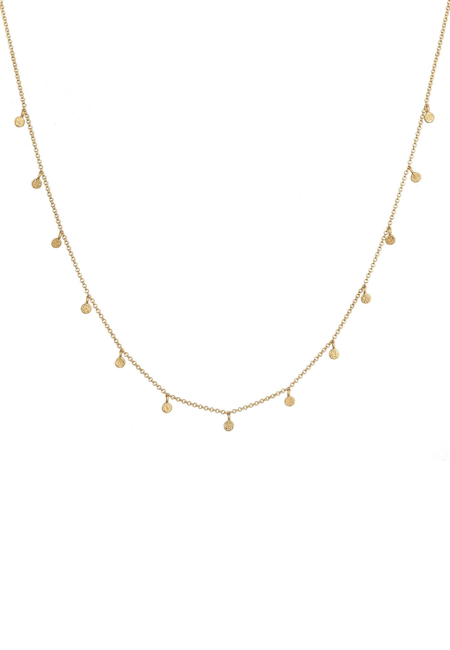 Elli Kette mit Anhänger Plättchen Coin günstig online kaufen