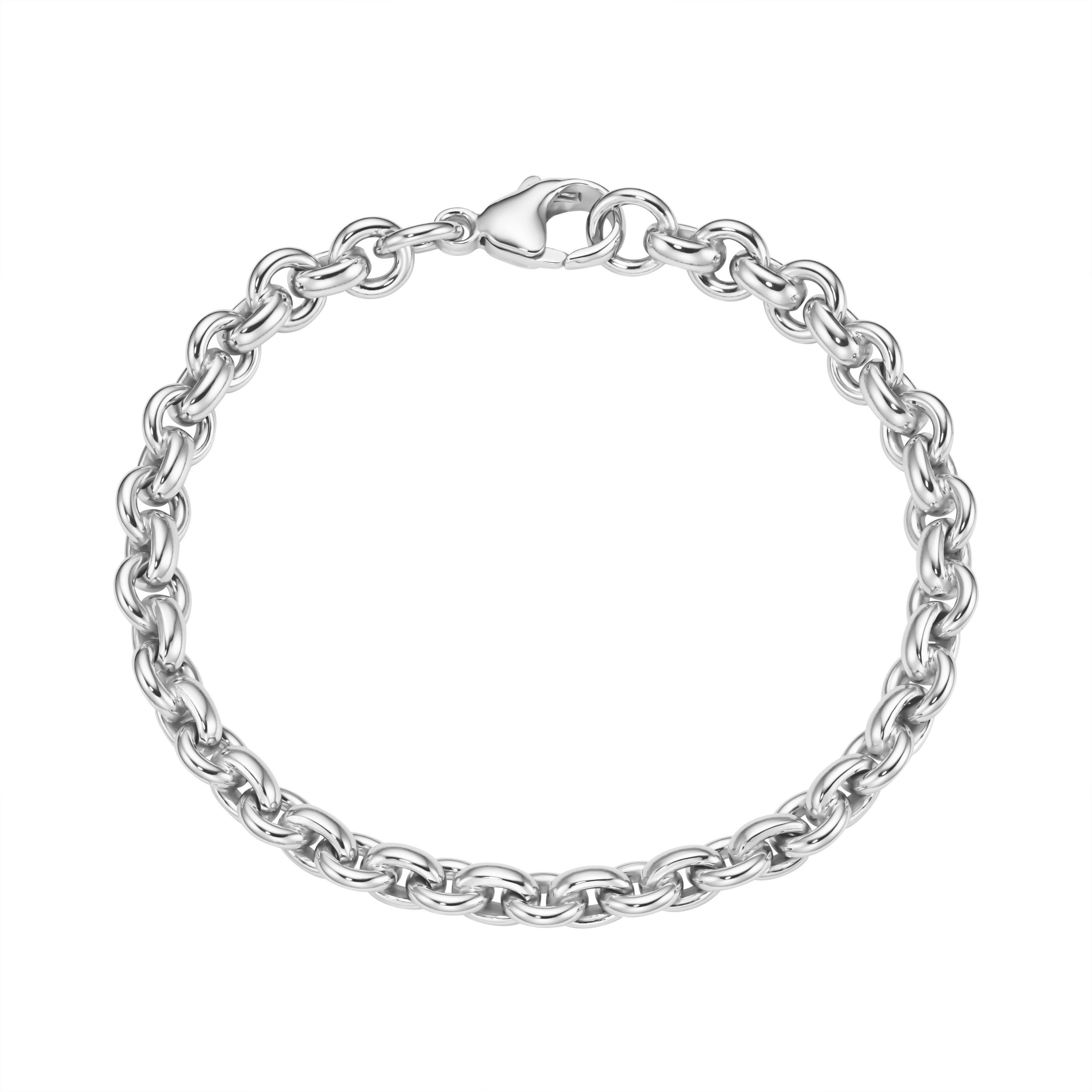 Armband Ankerkette, massiv, Silber 925