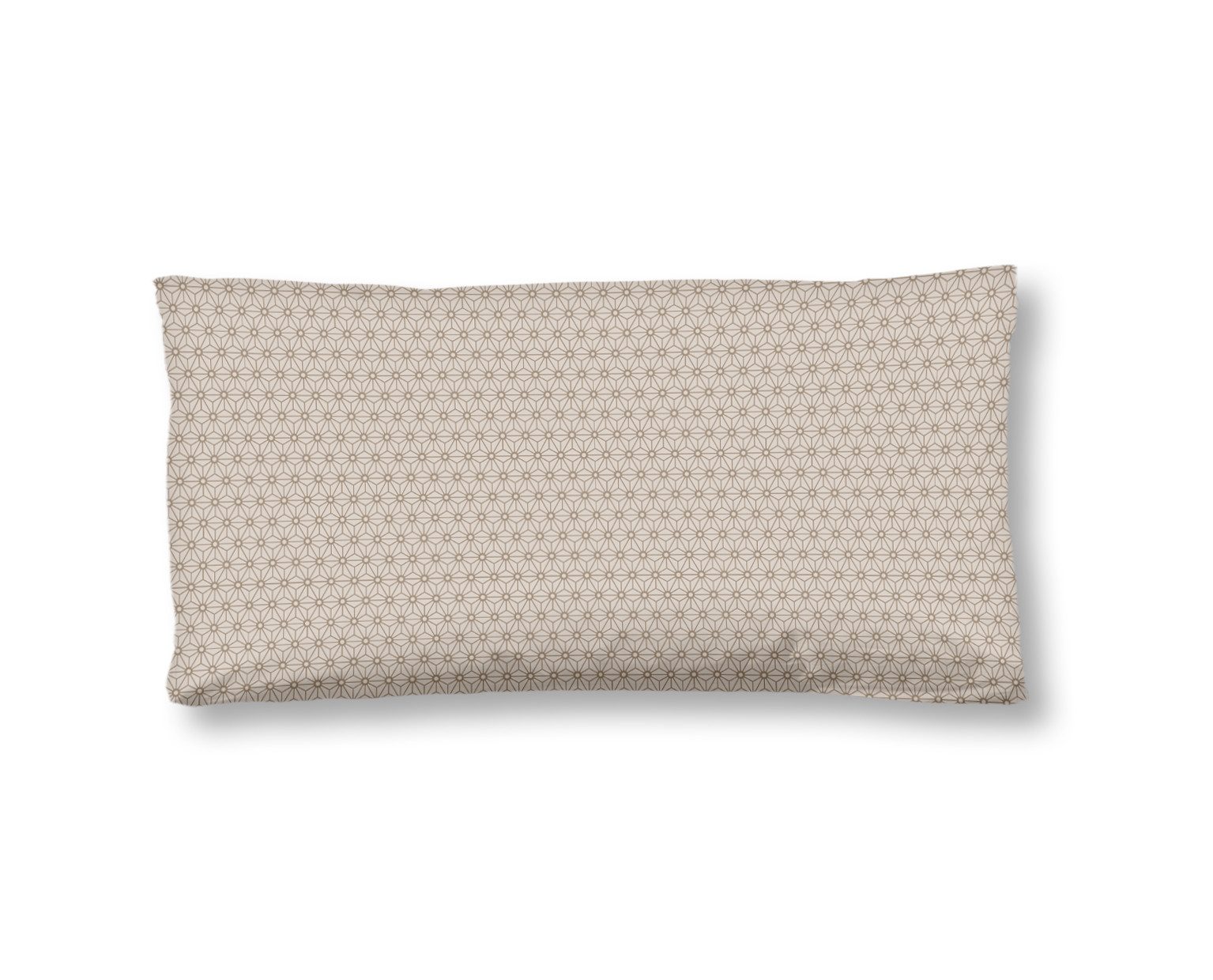 Descanso Kissenbezug Kissenbezug 40x80 cm Mako Satin Alrune Mandalas mit Federn und Schmet, (1 Stück), 1 x Zierkissen Hip 1* 40x80 cm natur