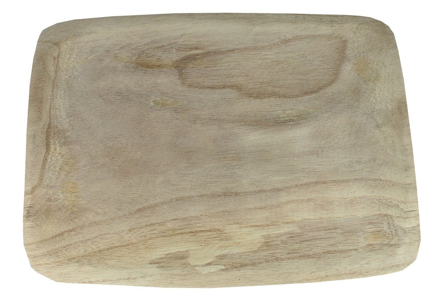 Dekoschale Holztablett eckig 30x23 cm Holzschale Tischdeko Weihnachtsdeko