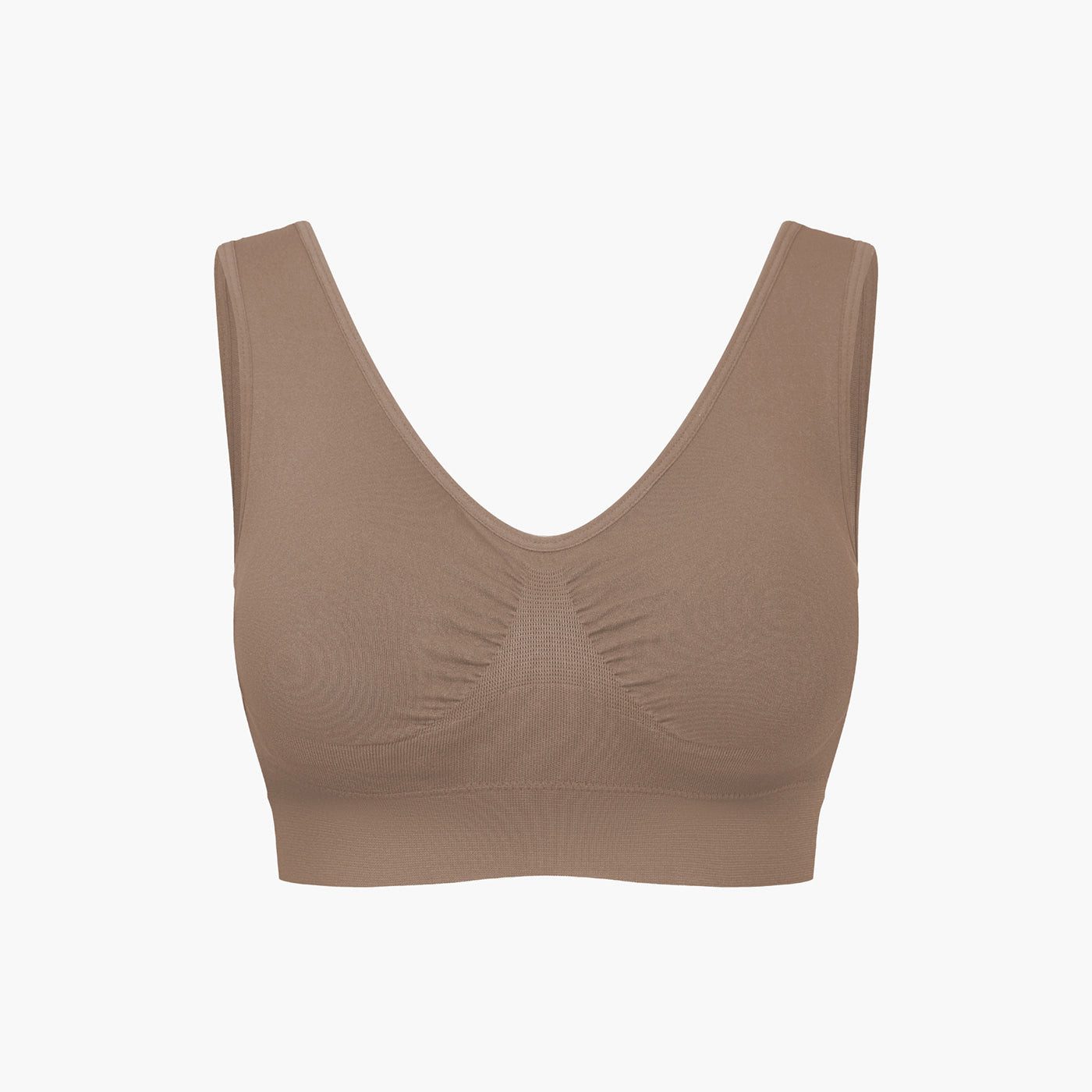 Creamy Fabrics Bügelloser BH Comfy Bra-Caramel-3XL (1-tlg)