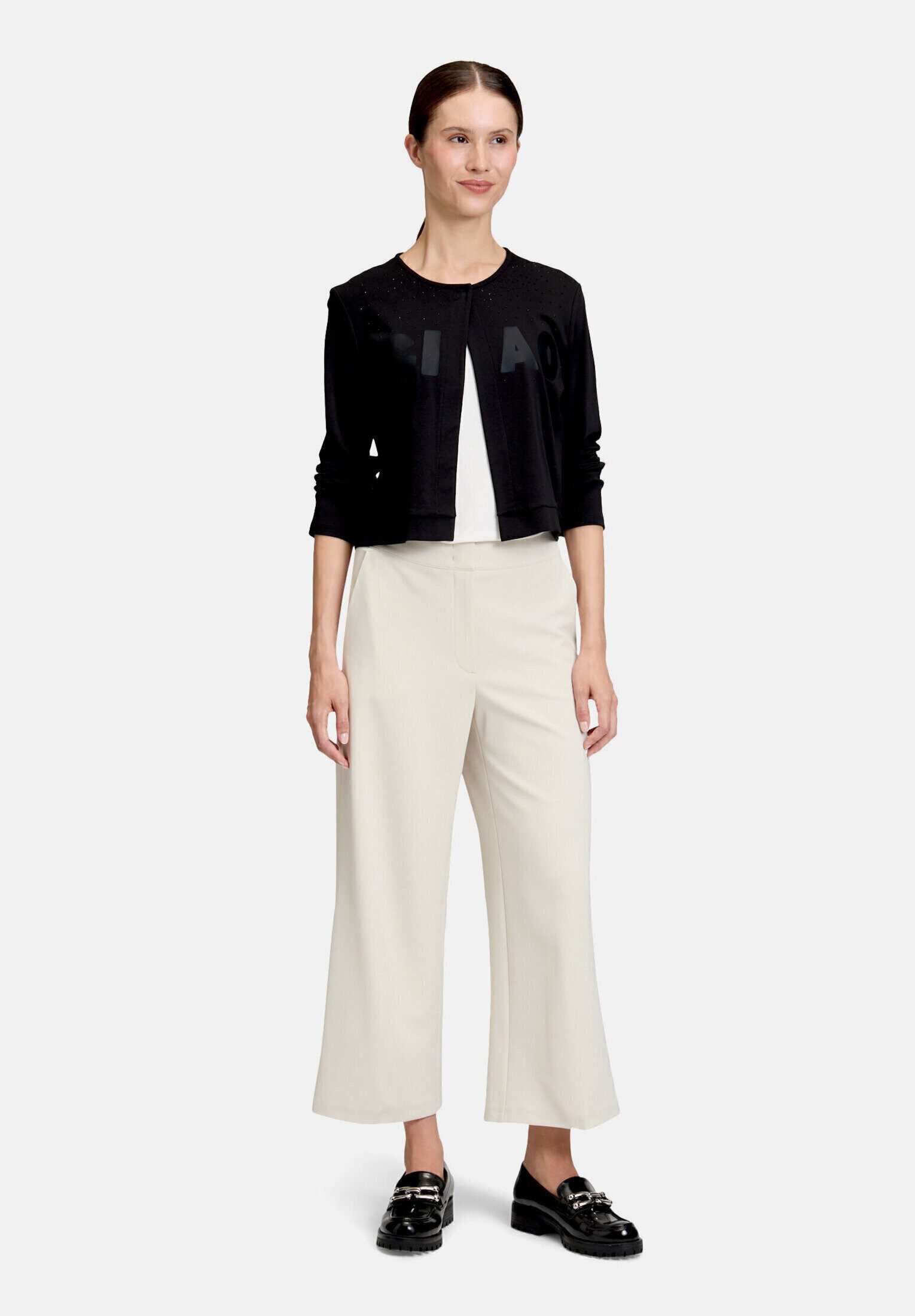 Betty Barclay Sweatjacke Damen mit Rundhalsausschnitt