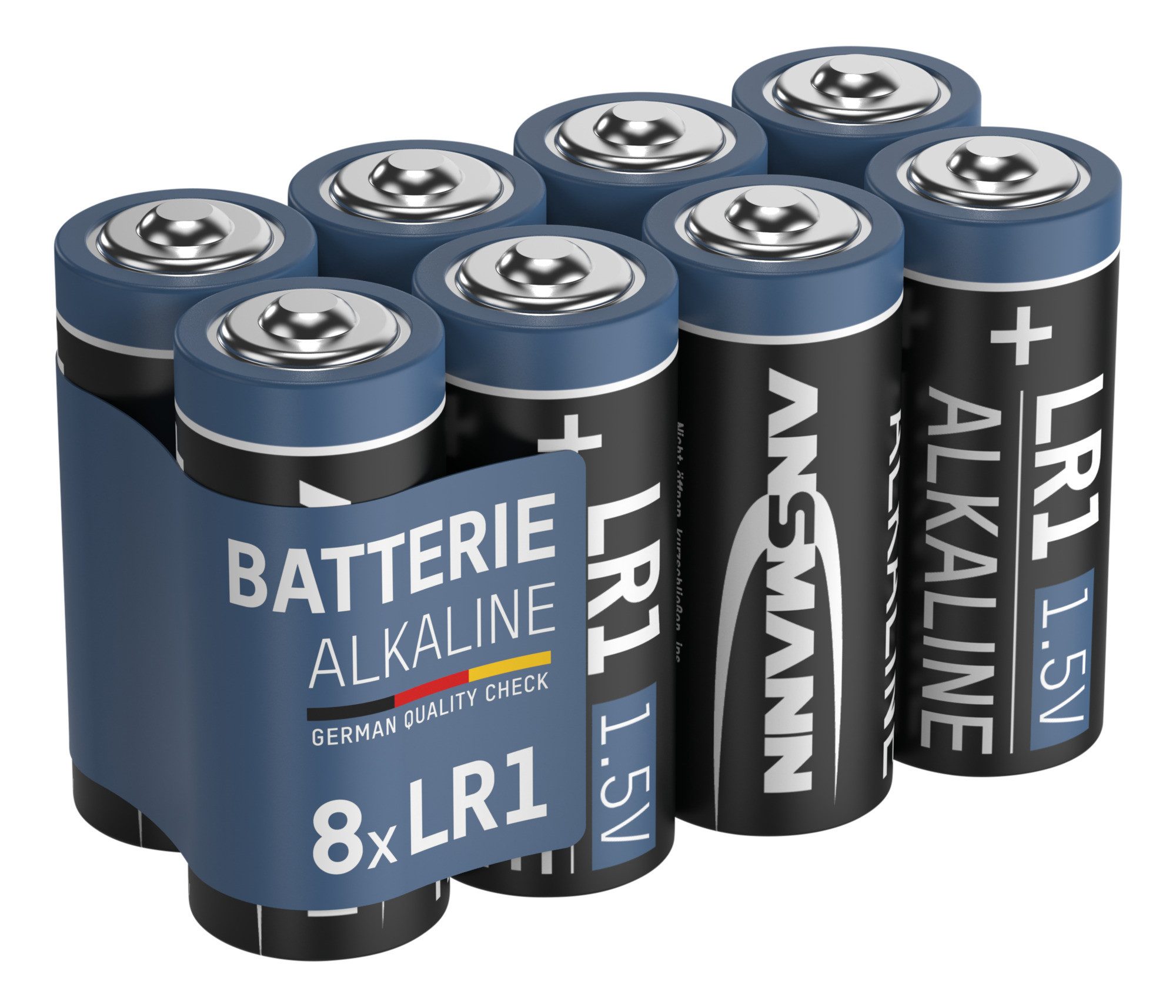 ANSMANN AG LR1 1,5V Alkaline Batterie Spezialbatterie - 8er Pack Batterie