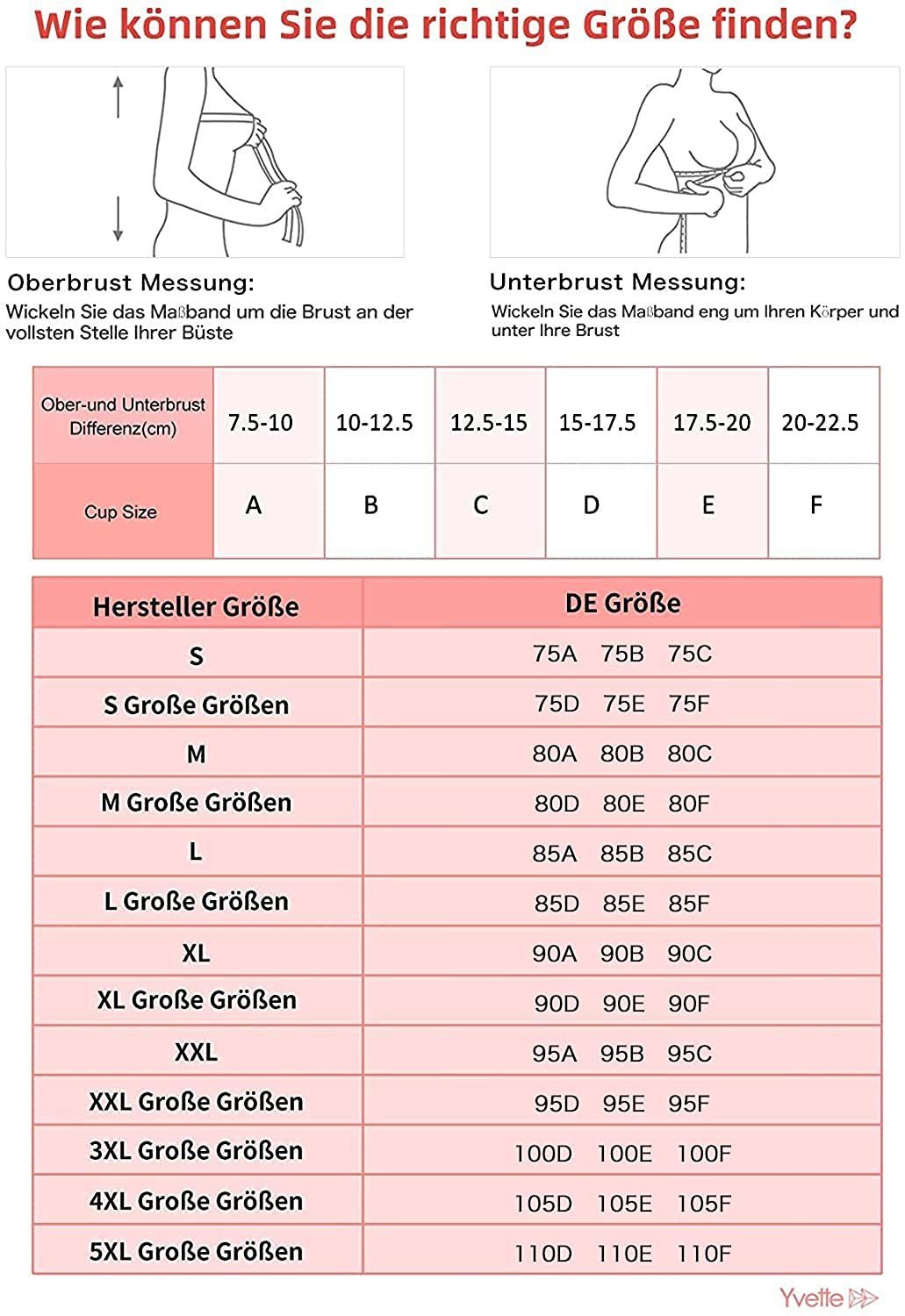 Yvette Sport-BH Cups, gekreuzt Schwarz halt, Rücken, mit H0100003 Starker