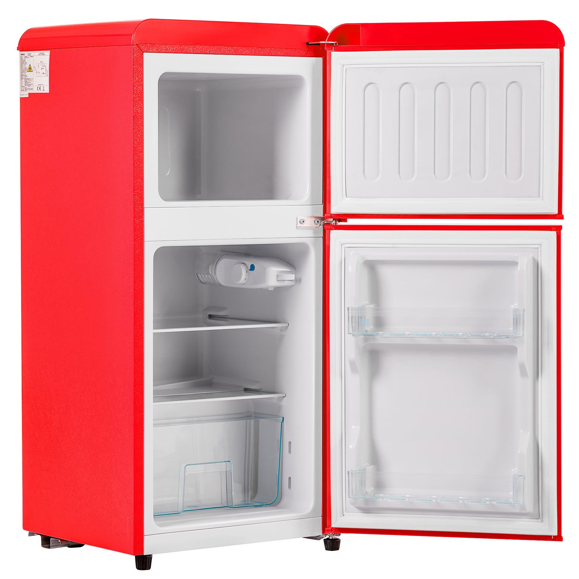 Kühlschrank hoch, 42 Ulife Table Top breit Rot BCD-86, cm 87 cm