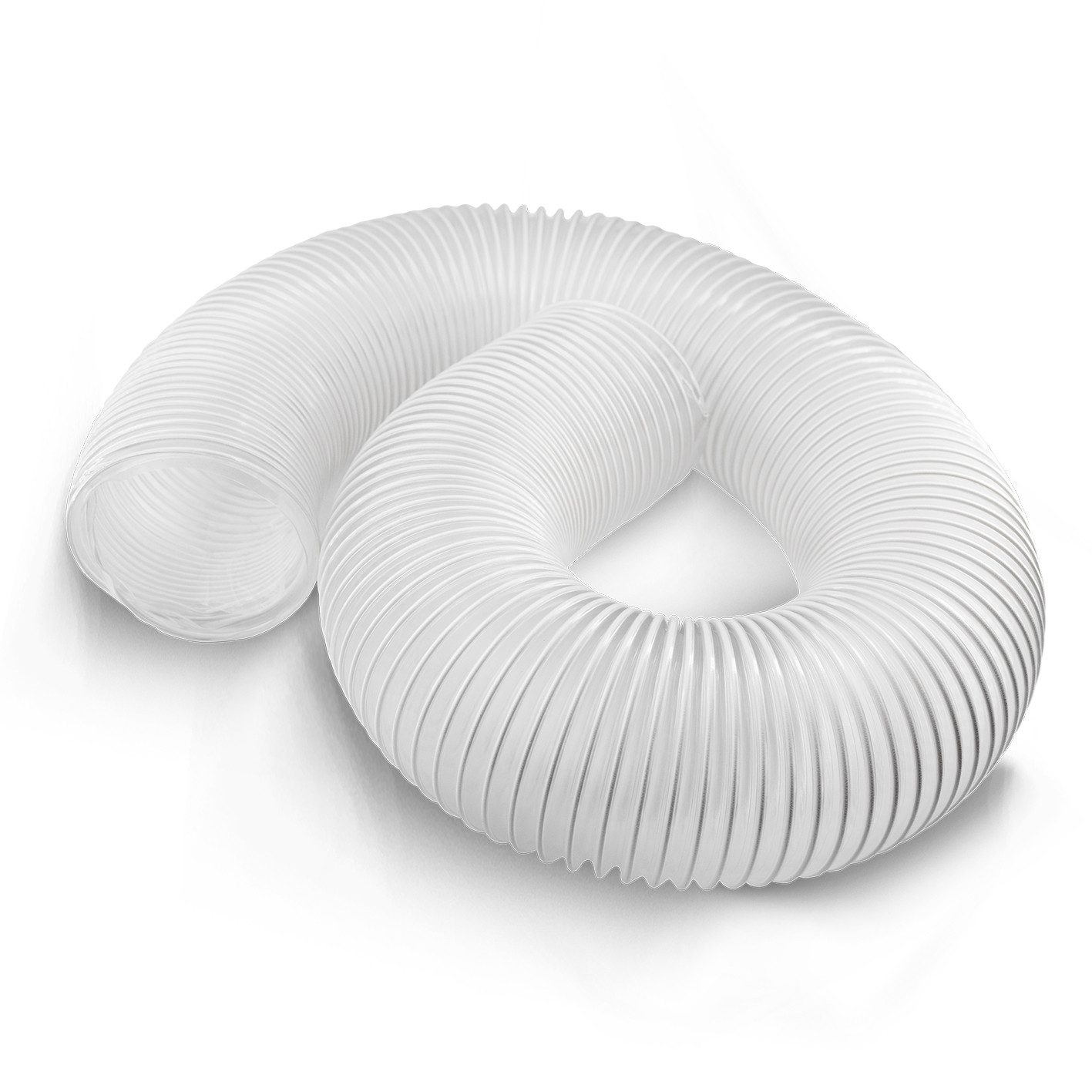 BAMATO Absauganlage - Absaugschlauch 100mm mit 2,5 Meter Späneschlauch Flexschlauch, (1-tlg), Spiralschlauch, flexibel, transparent